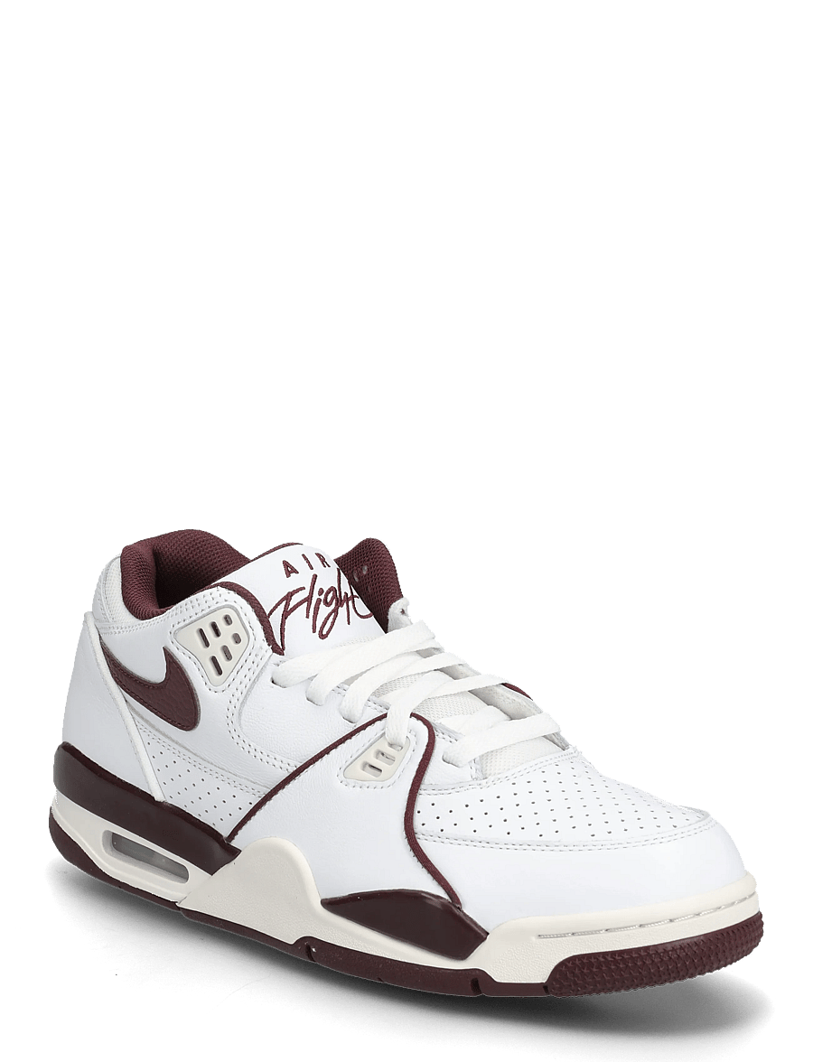 Nike - Air Flight ´89 Low - niedriger schnitt - white/burgundy crush/phantom - 0