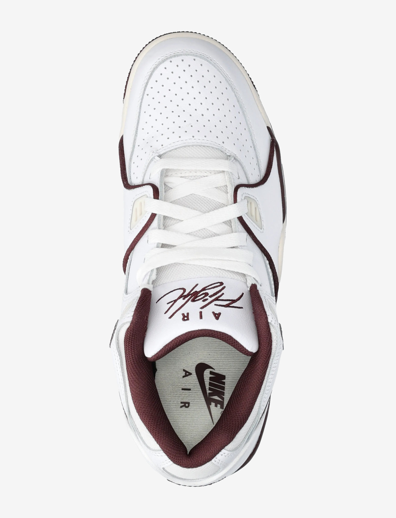 Nike - Air Flight ´89 Low - kõrge säärega tossud - white/burgundy crush/phantom - 3