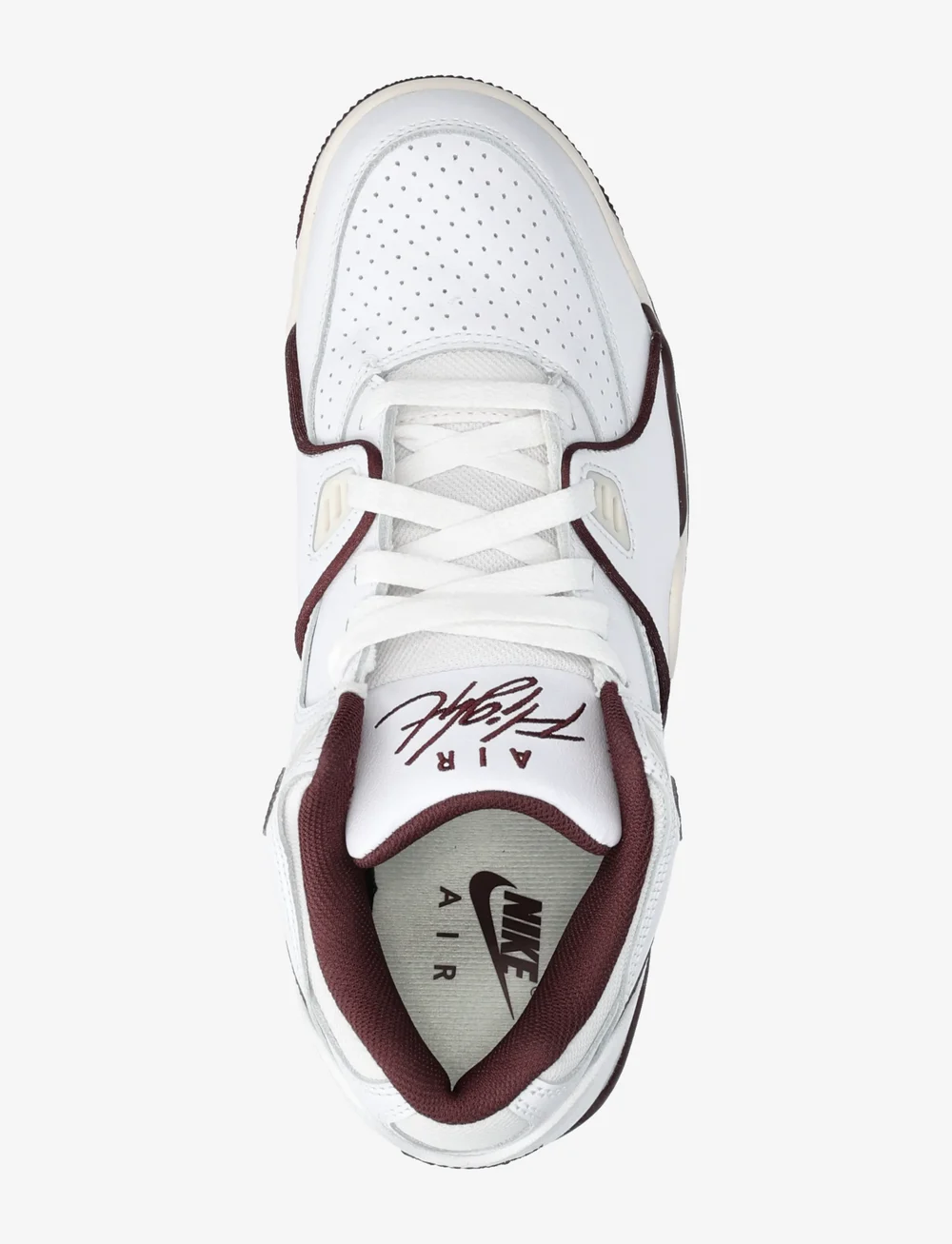 Nike - Air Flight ´89 Low - niedriger schnitt - white/burgundy crush/phantom - 3
