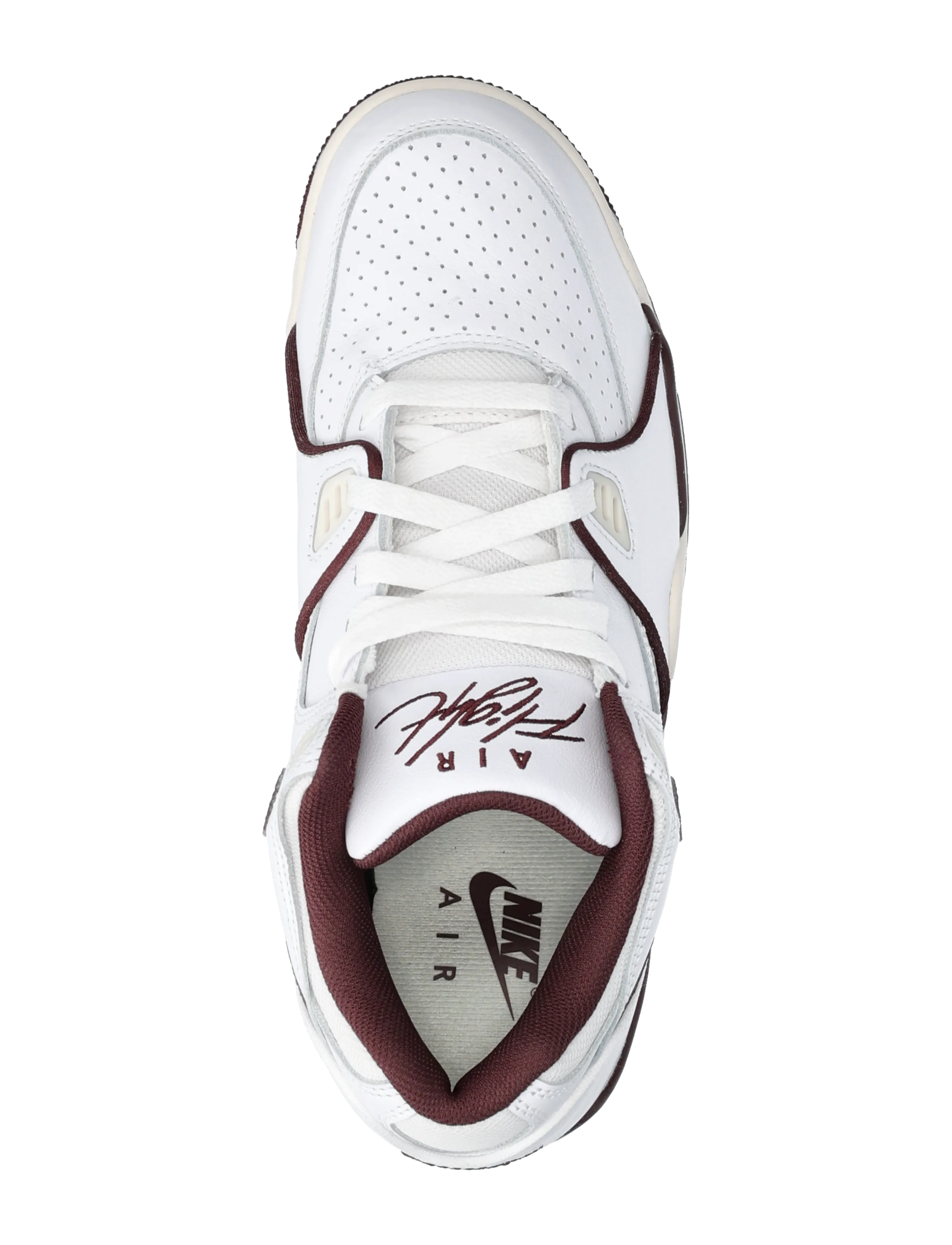Nike - Air Flight ´89 Low - white/burgundy crush/phantom - 3