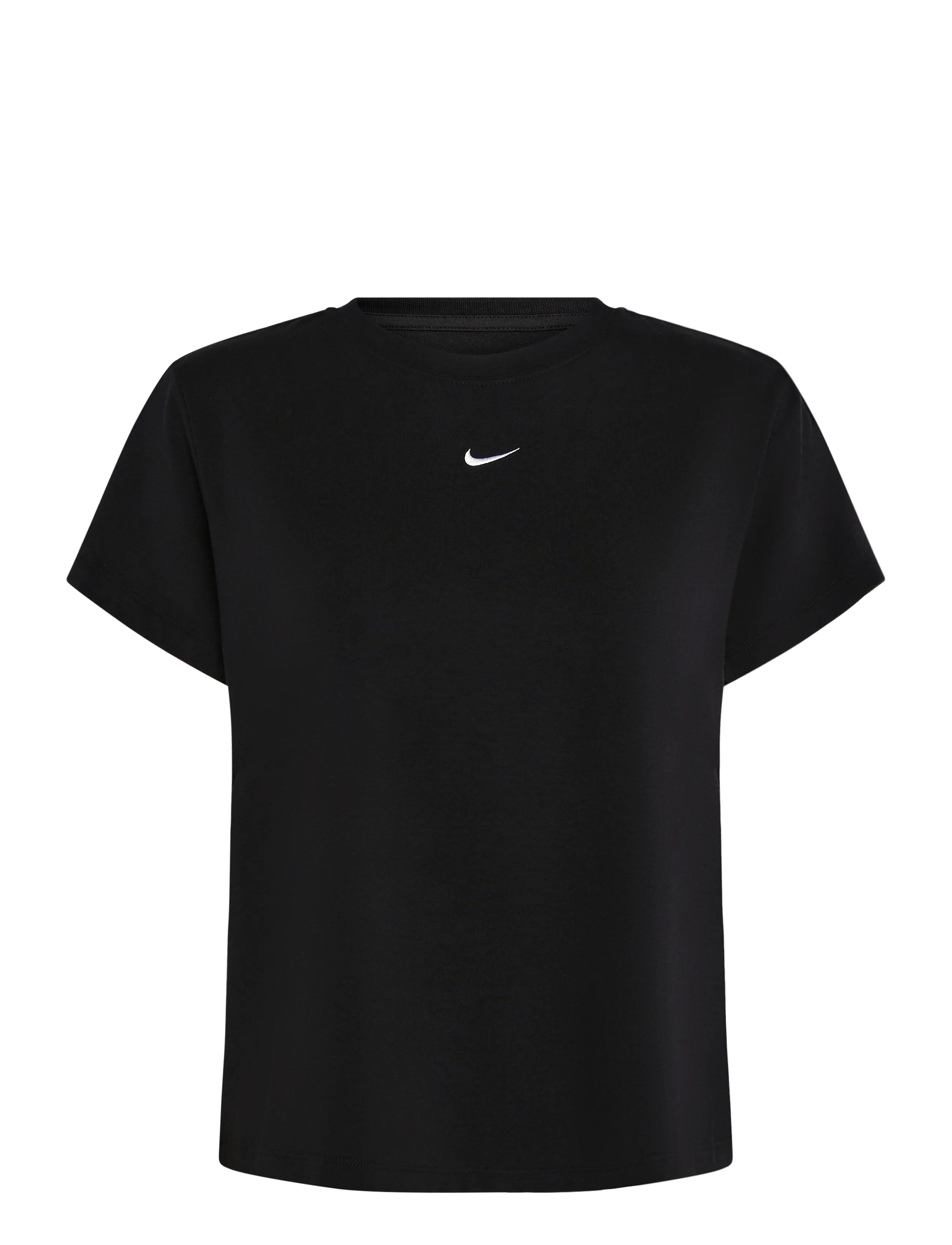 Nike Nike Sportswear Chill Knit Wom - Lühikesed topid - BLACK/WHITE / black