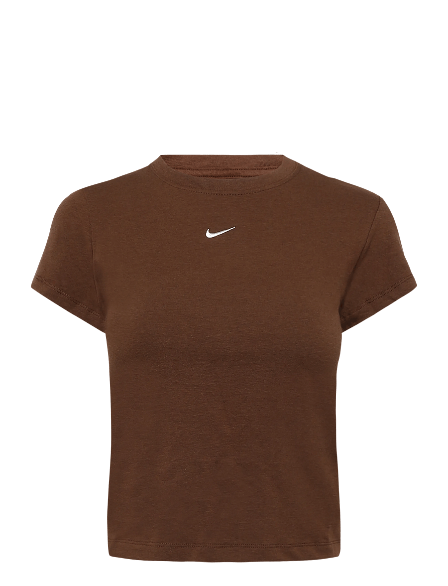 Nike - W NSW NK CHLL KNT MD CRP - crop-tops - cacao wow - 0