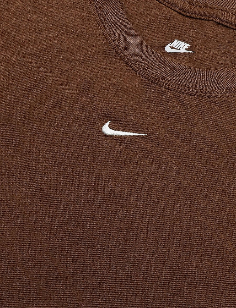 Nike - W NSW NK CHLL KNT MD CRP - crop-tops - cacao wow - 2