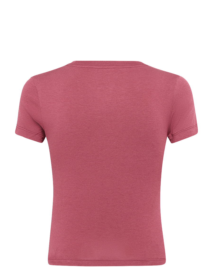 Nike - W NSW NK CHLL KNT MD CRP - t-shirts - pink smoke/sail - 1