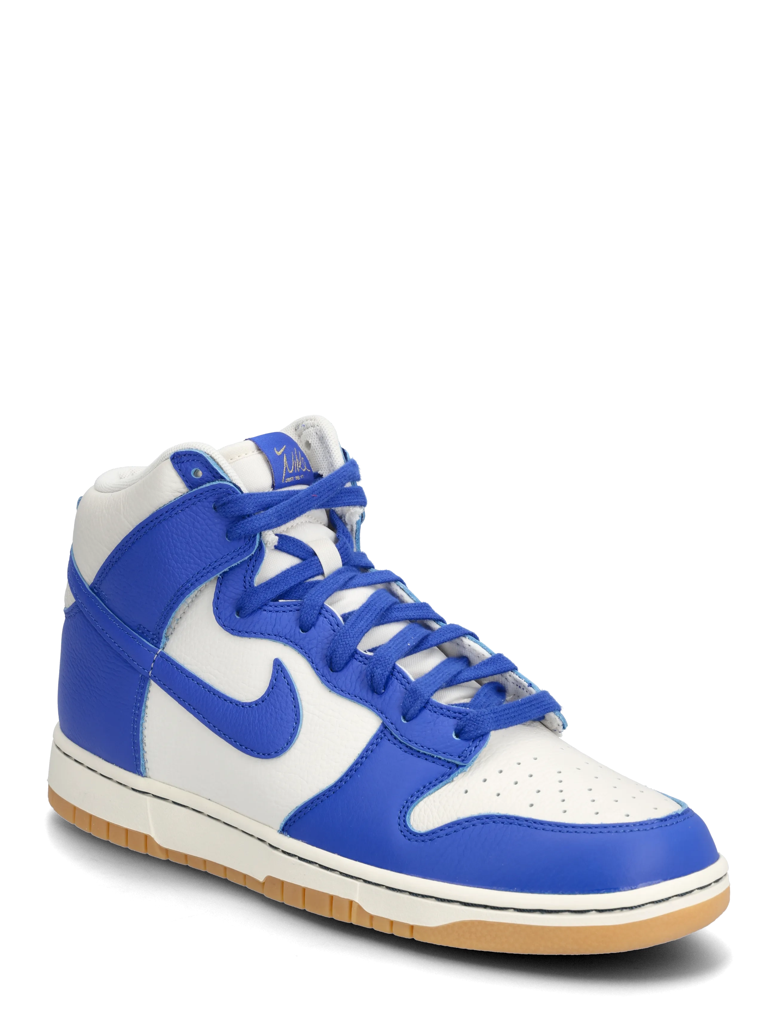 Nike Dunk Hi Retro SE - Sneakers - PHANTOM/RACER BLUE/PALE IVORY/GUM YELLOW / blue
