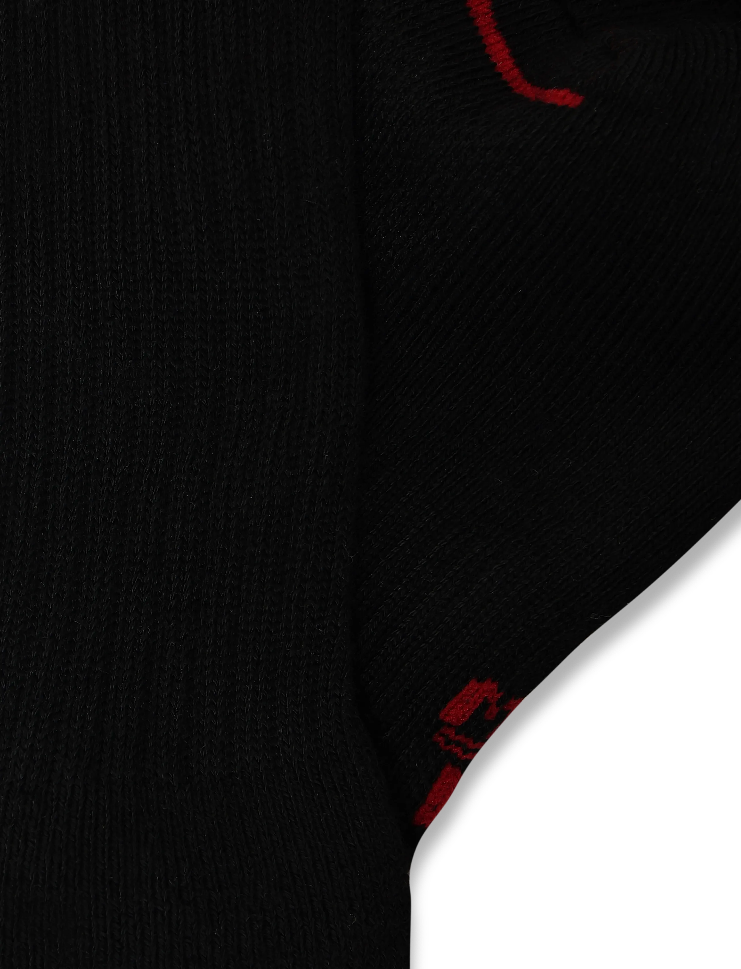 Nike - U J ED POLY CREW JOR 6PR - 144 - sport socks - black/gym red/white - 2