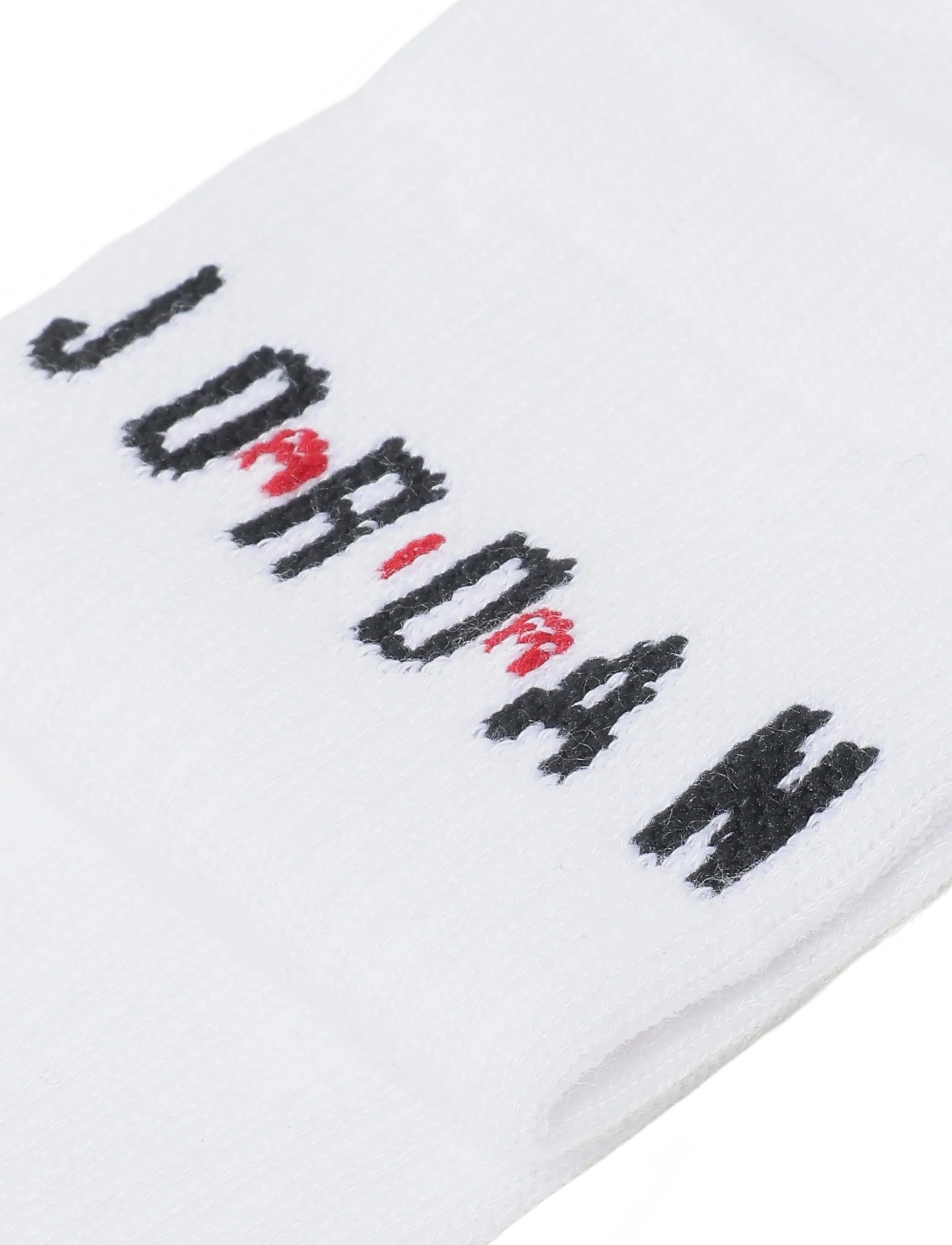 Nike - U J ED POLY CREW JOR 6PR - 144 - strümpfe - white/gym red/black - 2