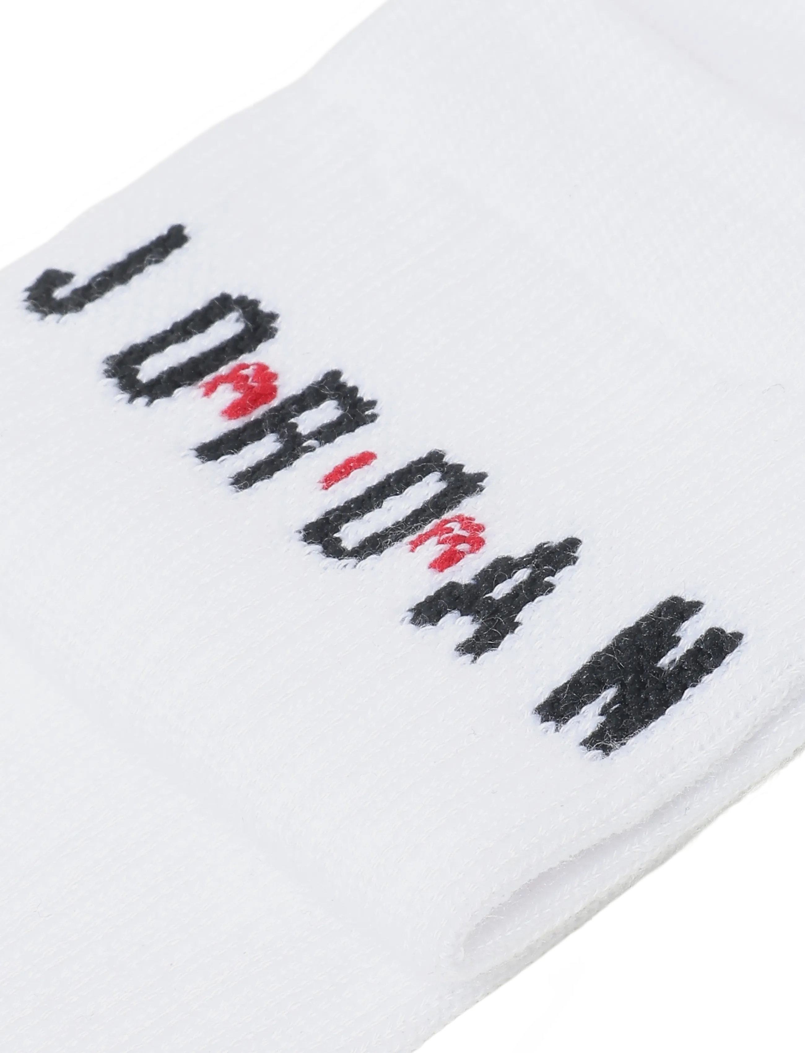 Nike - U J ED POLY CREW JOR 6PR - 144 - strümpfe - white/gym red/black - 2