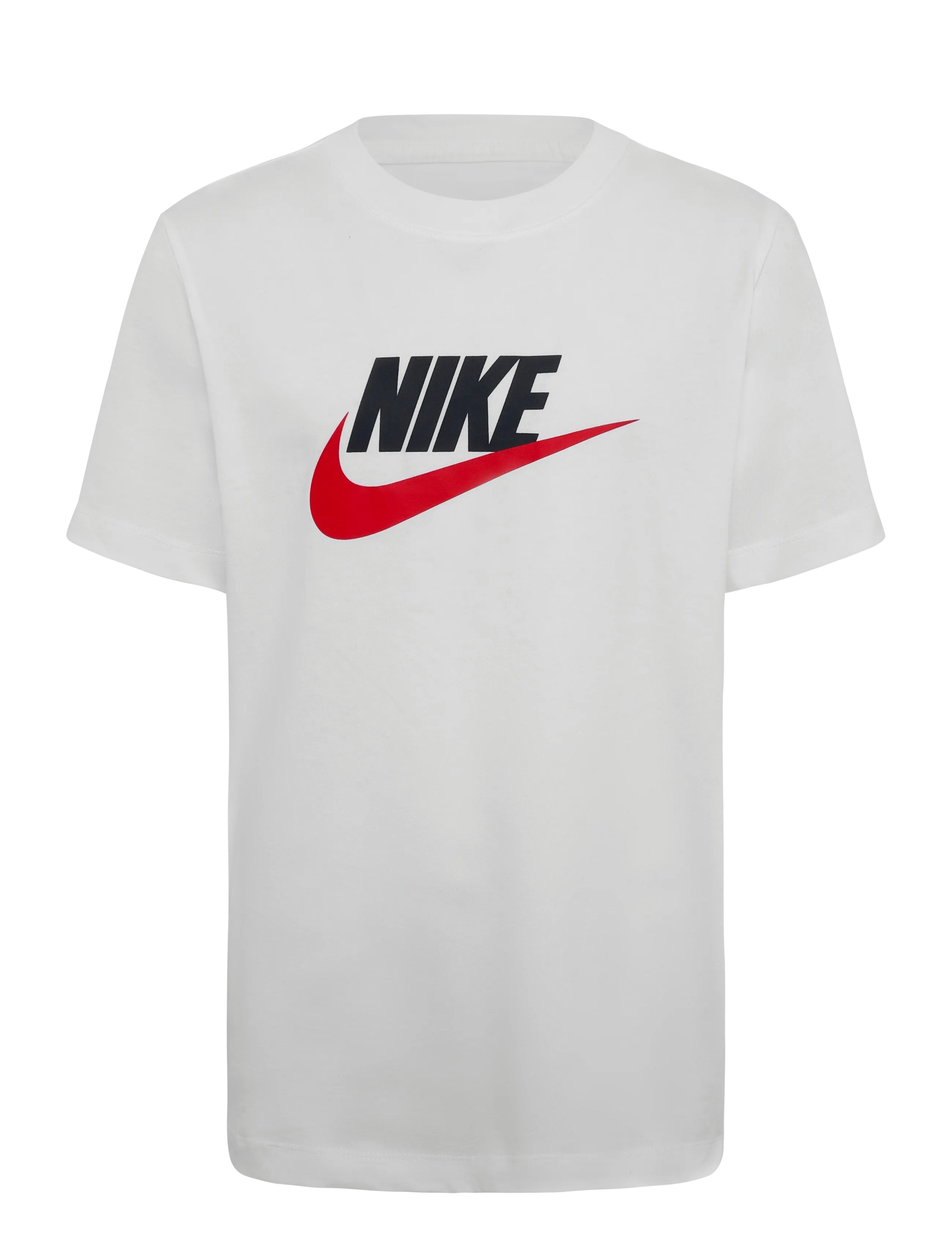 Nike K NSW TEE FUTURA HBR - Oberteile & T-Shirts - WHITE / white