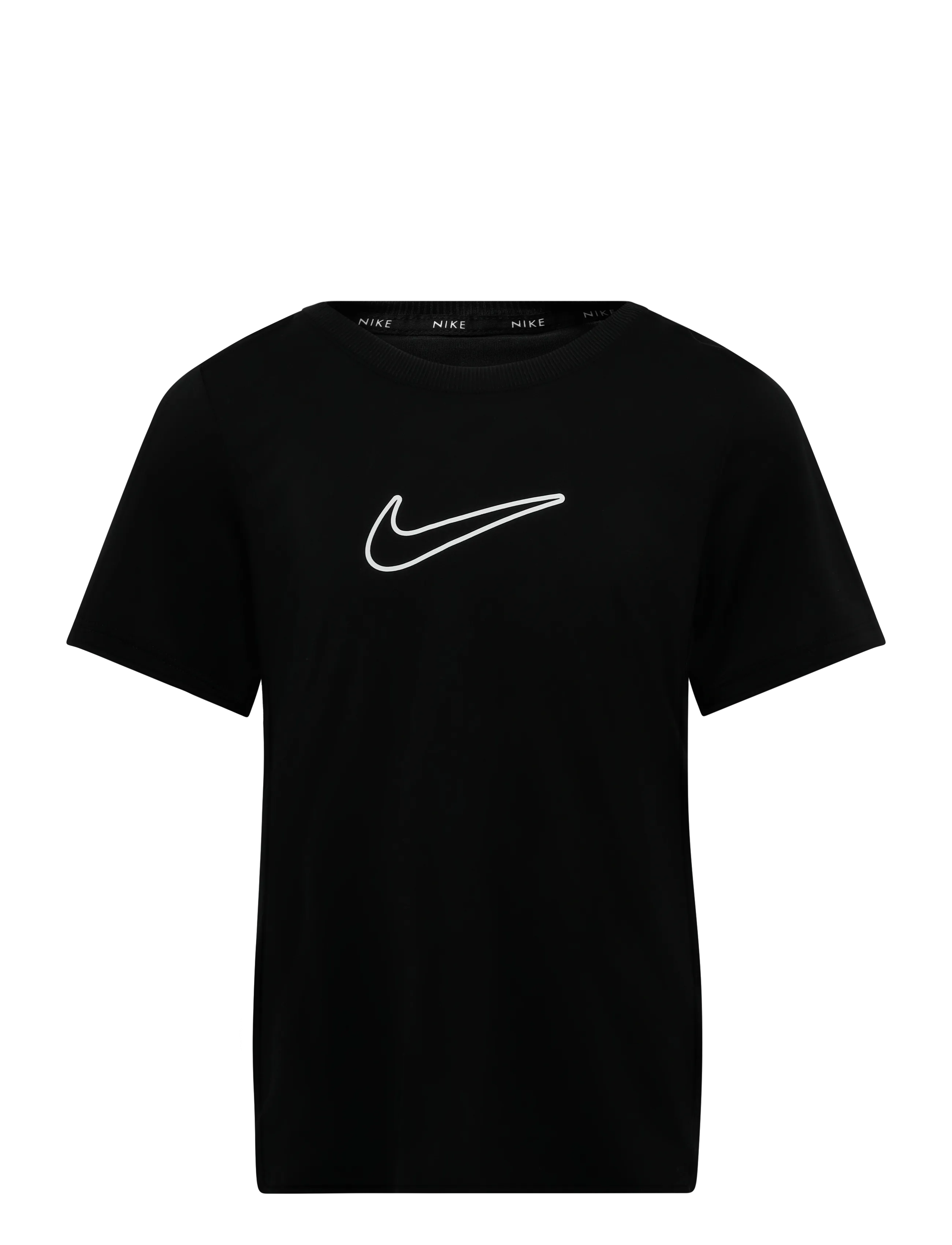 Nike Nike One Girls" Dri-FIT Short- - Kortärmade t-shirts - BLACK/WHITE / black