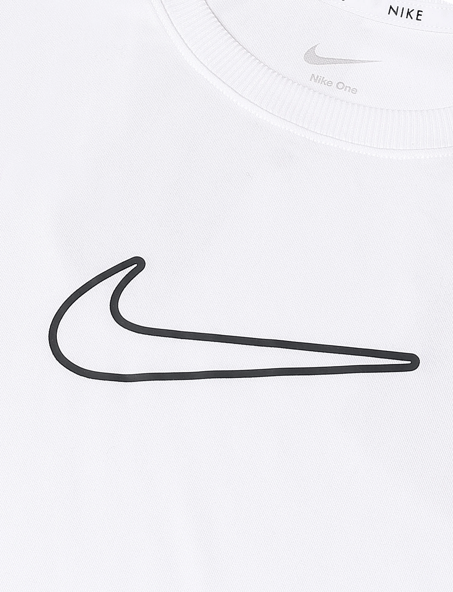 Nike - G NK DF ONE STD SS TOP HBR - sporditopid - white/black - 2