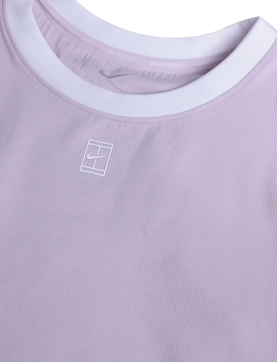 Nike - Nike Court Dri-Fit Advantage Tank - Õlapaeltega pluusid - bleached lilac/white - 2