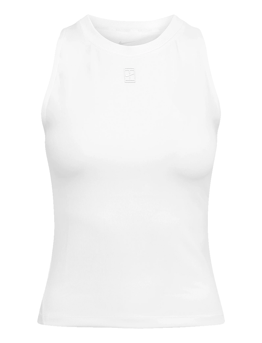 Nike - Nike Court Dri-Fit Advantage Tank - Õlapaeltega pluusid - white/white - 0