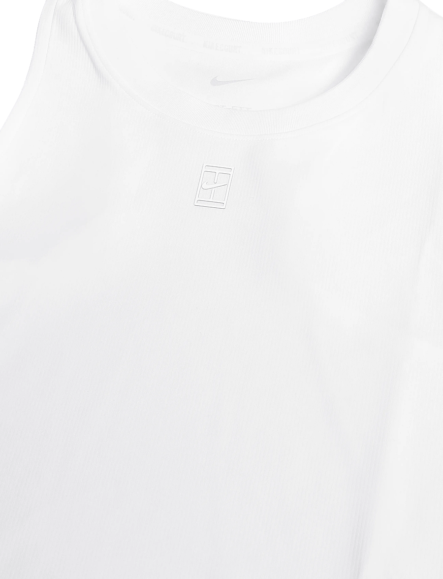 Nike - Nike Court Dri-Fit Advantage Tank - Õlapaeltega pluusid - white/white - 2
