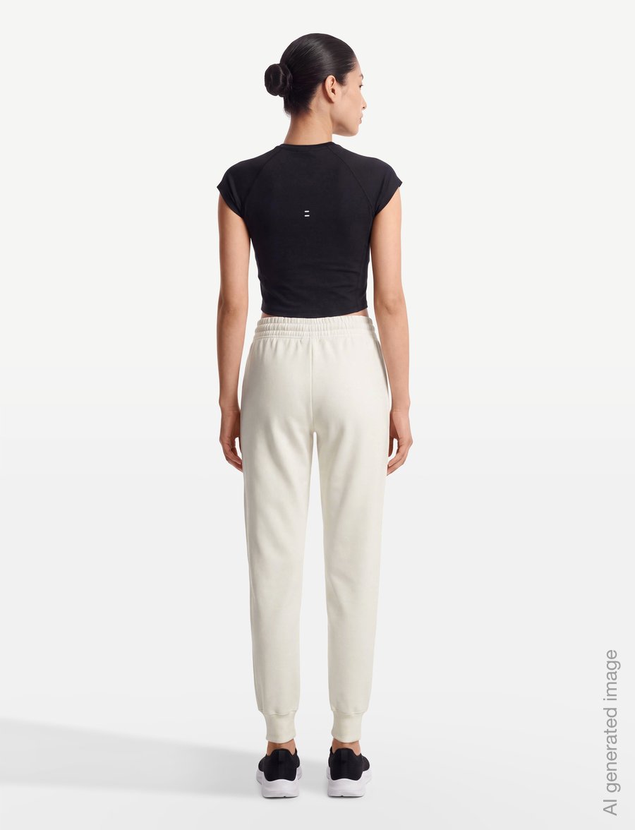 Nike - Nike Sportswear Phoenix Fleece Pant - trennipüksid - sail/black - 4