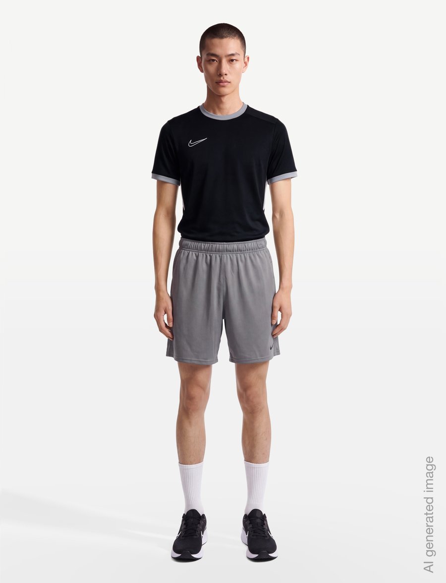 Nike - Nike Academy 25 Men's T-Shirt - t-särgid - black/wolf grey/white/white - 0
