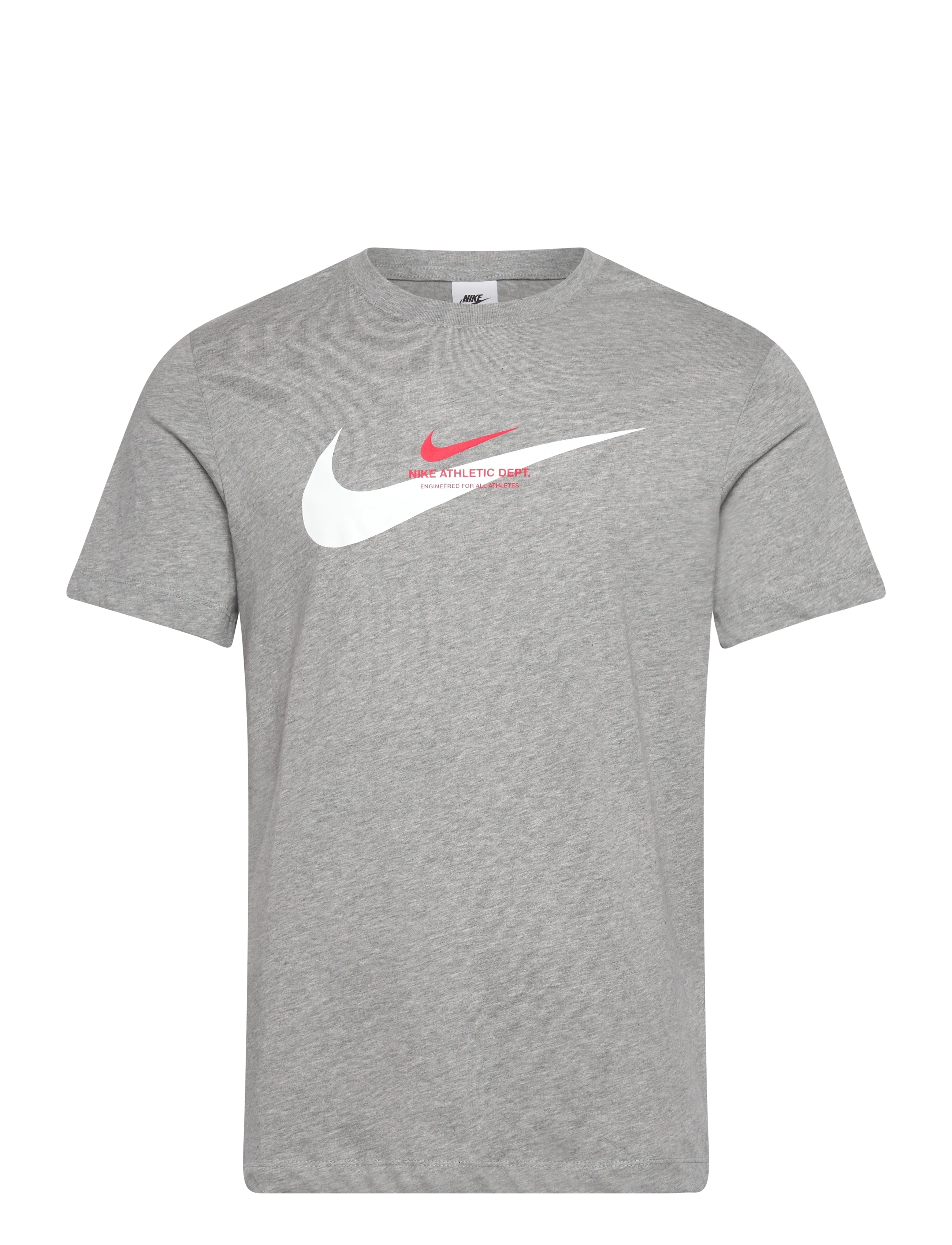 Nike M NSW SI REG TEE - Clothing - DK GREY HEATHER / grey