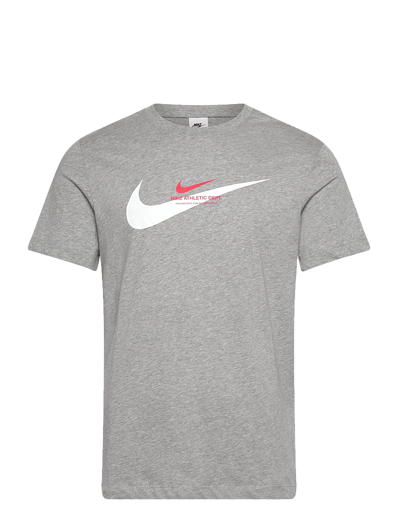 Nike - M NSW SI REG TEE - oberteile & t-shirts - dk grey heather - 0