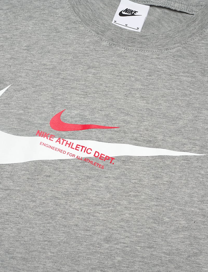 Nike - M NSW SI REG TEE - oberteile & t-shirts - dk grey heather - 2