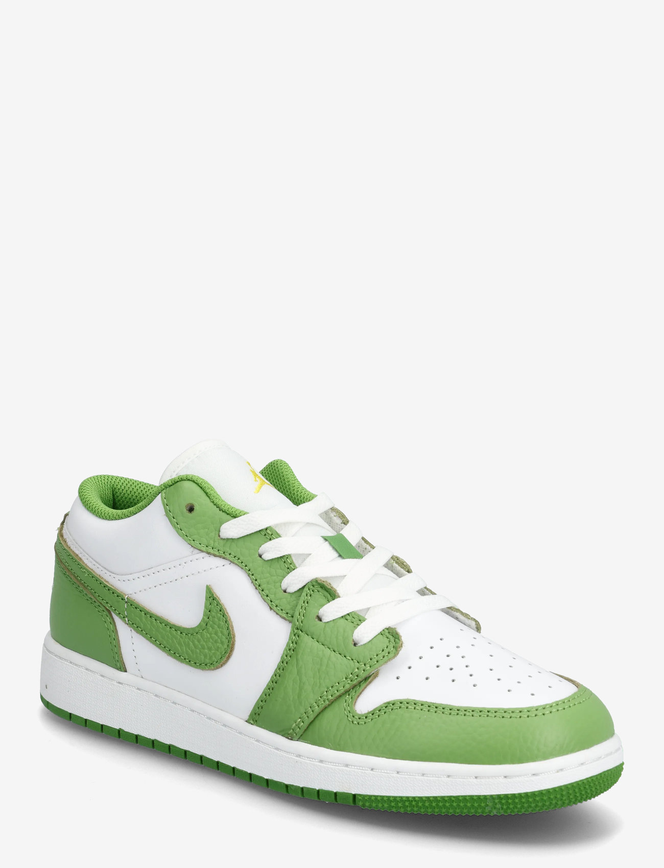 Nike - Air Jordan 1 Low SE BG (GS) - low tops - white/chlorophyll/lightening - 0