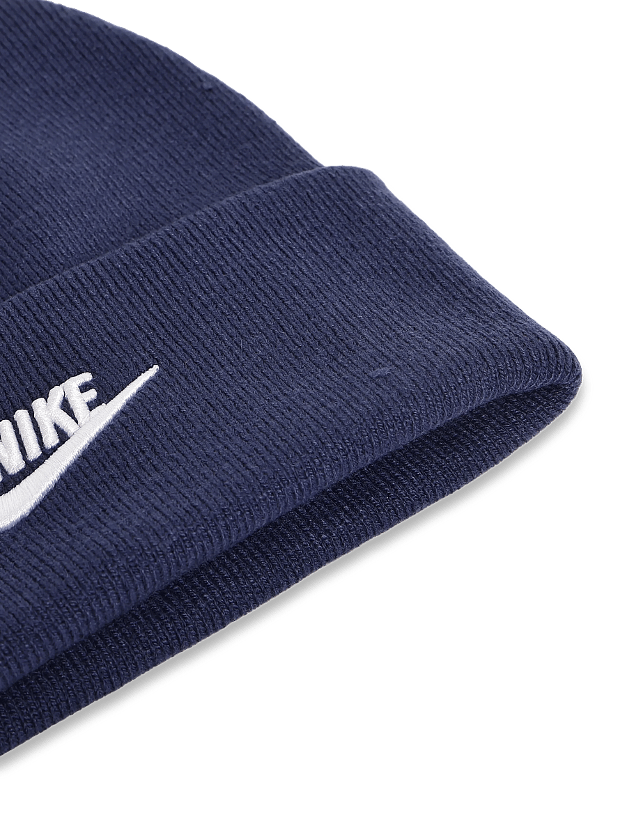 Nike - K NK PEAK BEANIE TC FUT - midnight navy/white - 2