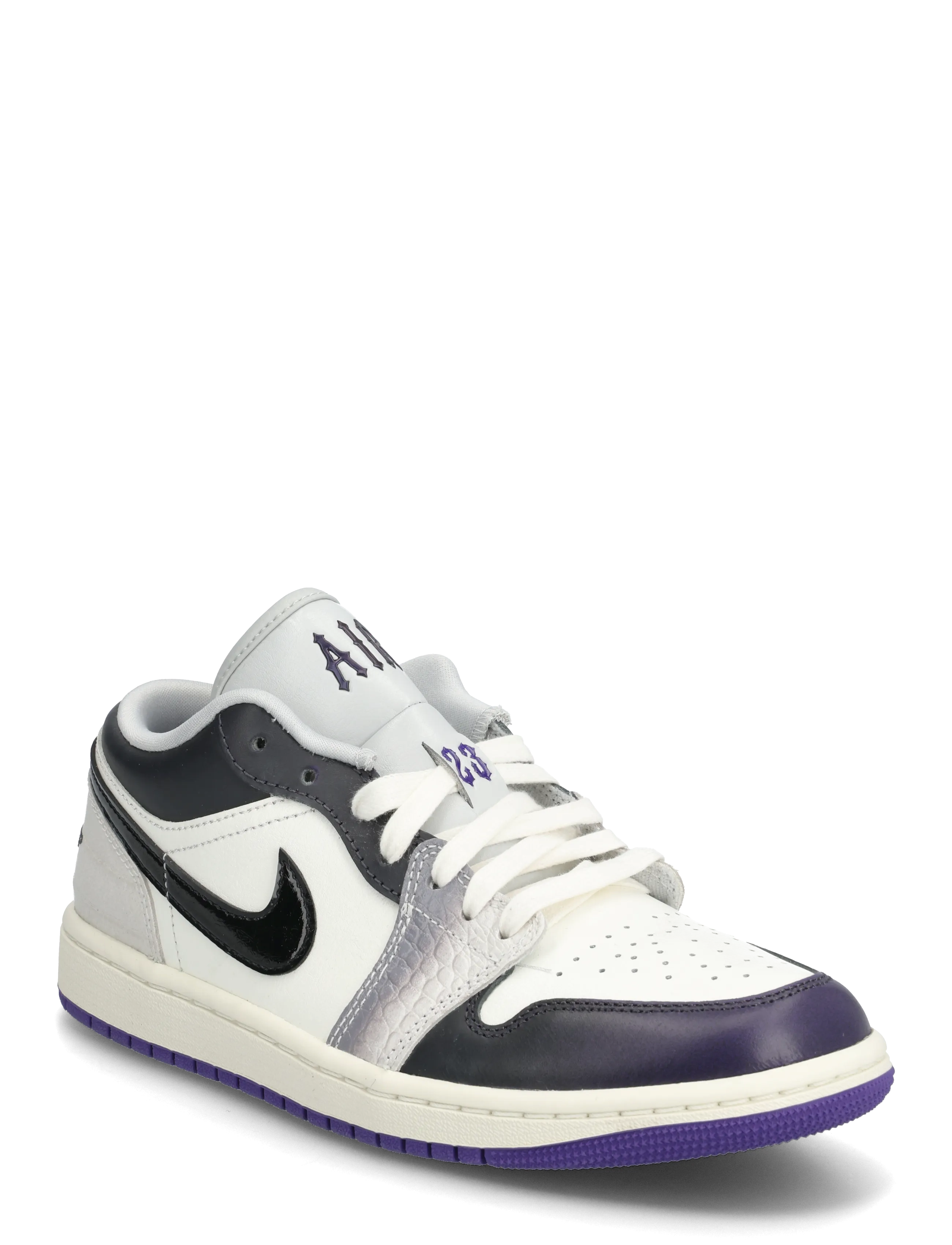 Nike NIKE Air Jordan 1 Low SE - Skor - SAIL/BLACK/SAIL/CEMENT/GREY / white