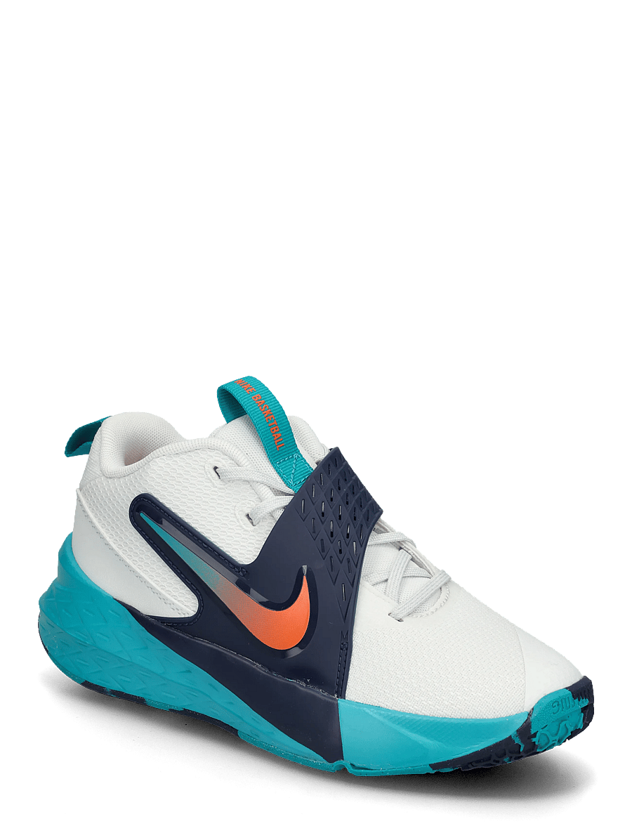 Nike - TEAM HUSTLE D 12 (GS) - lave sneakers - summit white/safety orange-ene - 0
