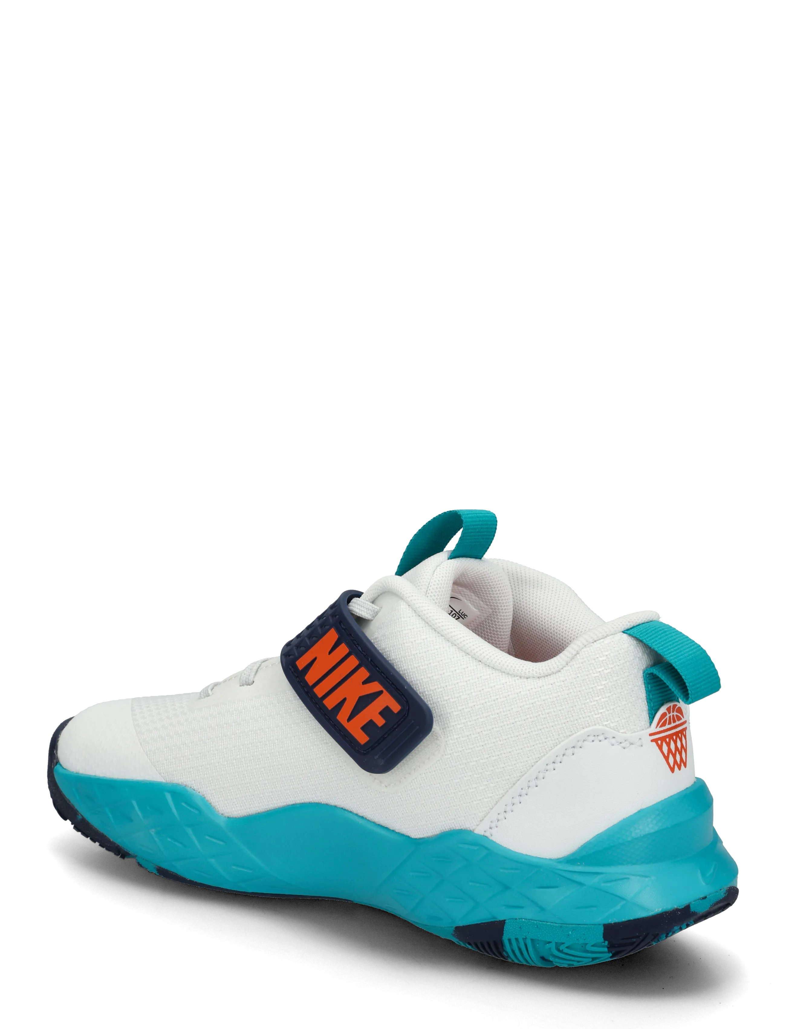 Nike - TEAM HUSTLE D 12 (GS) - herbstersparnisse - summit white/safety orange-ene - 1