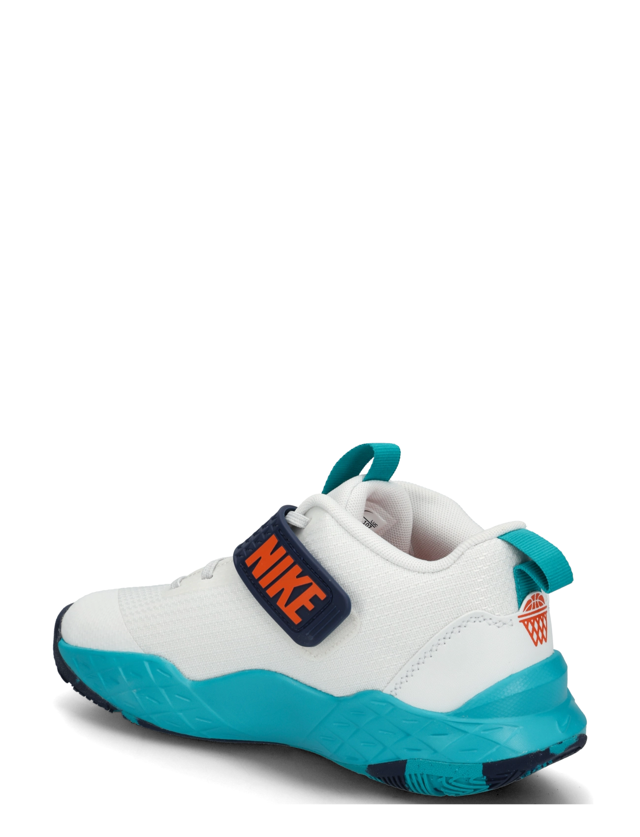 Nike - TEAM HUSTLE D 12 (GS) - low tops - summit white/safety orange-ene - 1