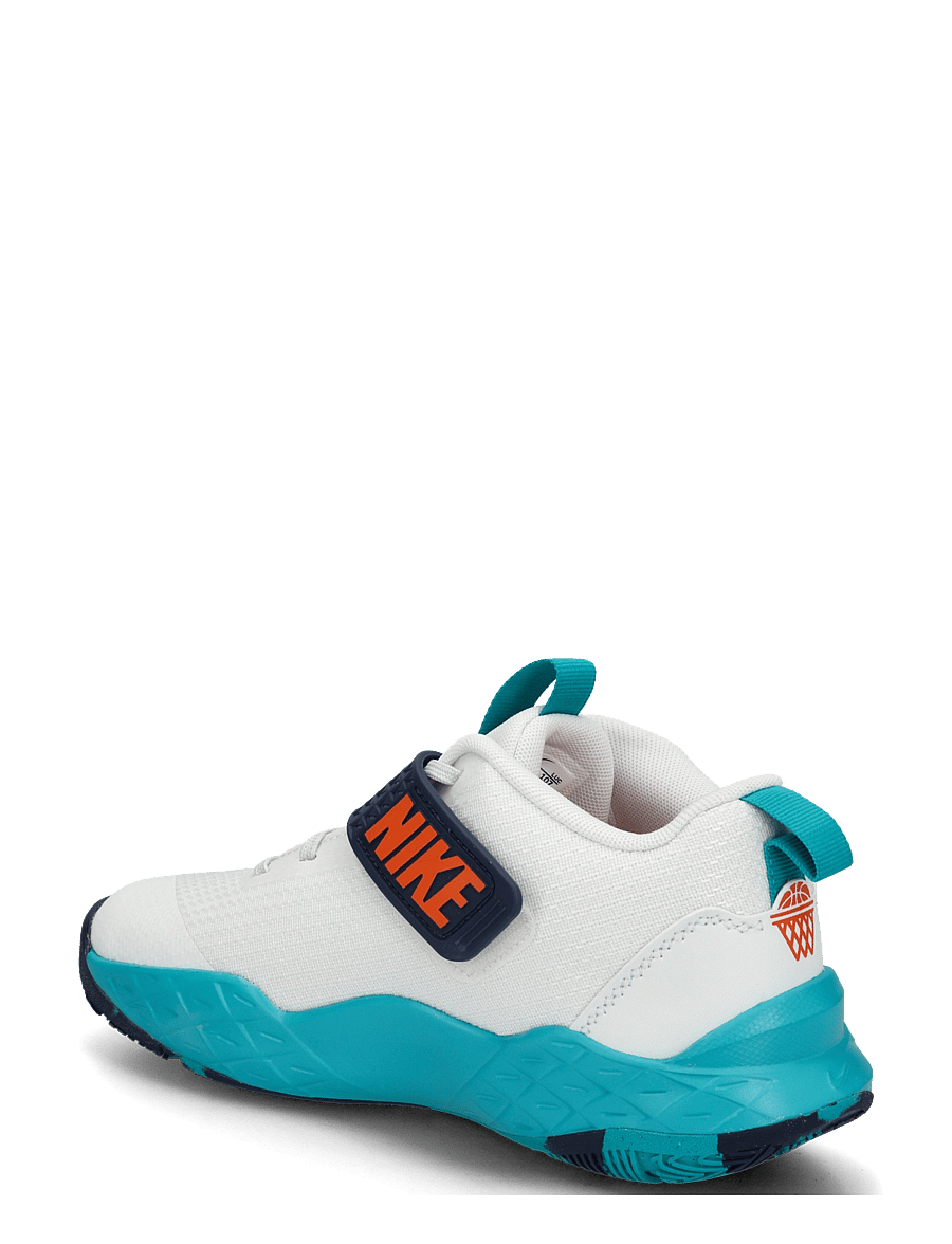 Nike - TEAM HUSTLE D 12 (GS) - niedriger schnitt - summit white/safety orange-ene - 1