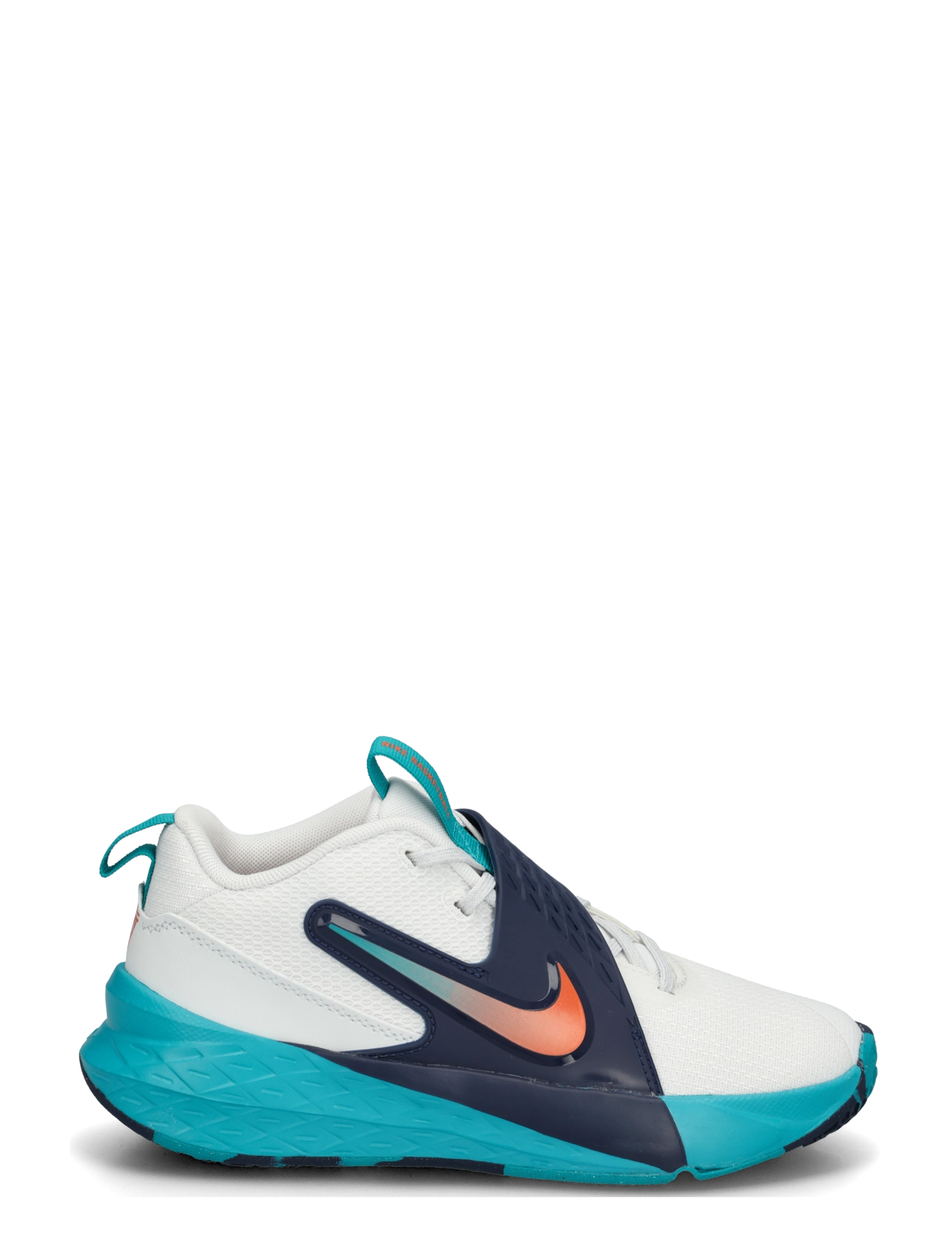 Nike - TEAM HUSTLE D 12 (GS) - low tops - summit white/safety orange-ene - 2