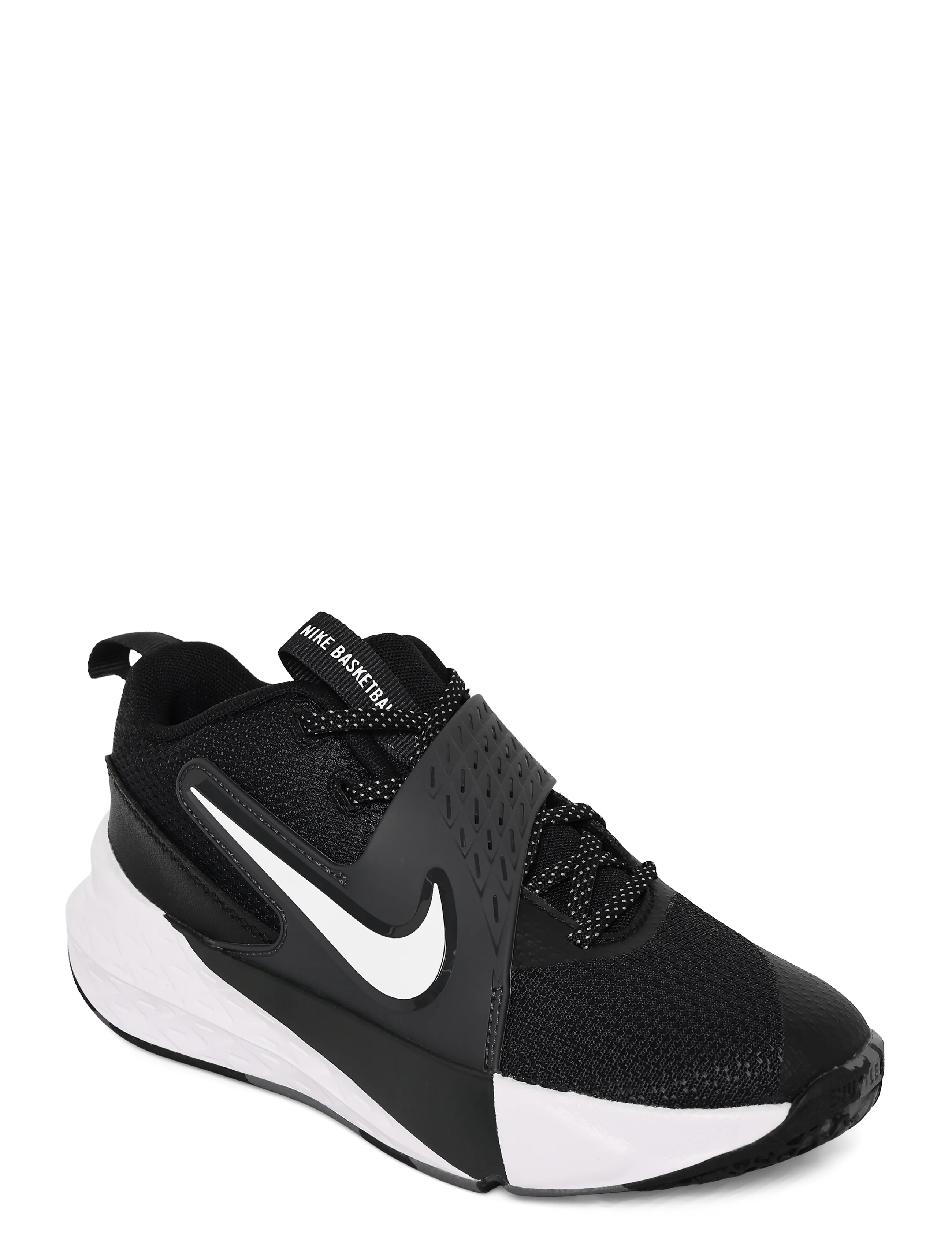 Nike TEAM HUSTLE D 12 (GS) - Shoes - BLACK/WHITE-ANTHRACITE / black