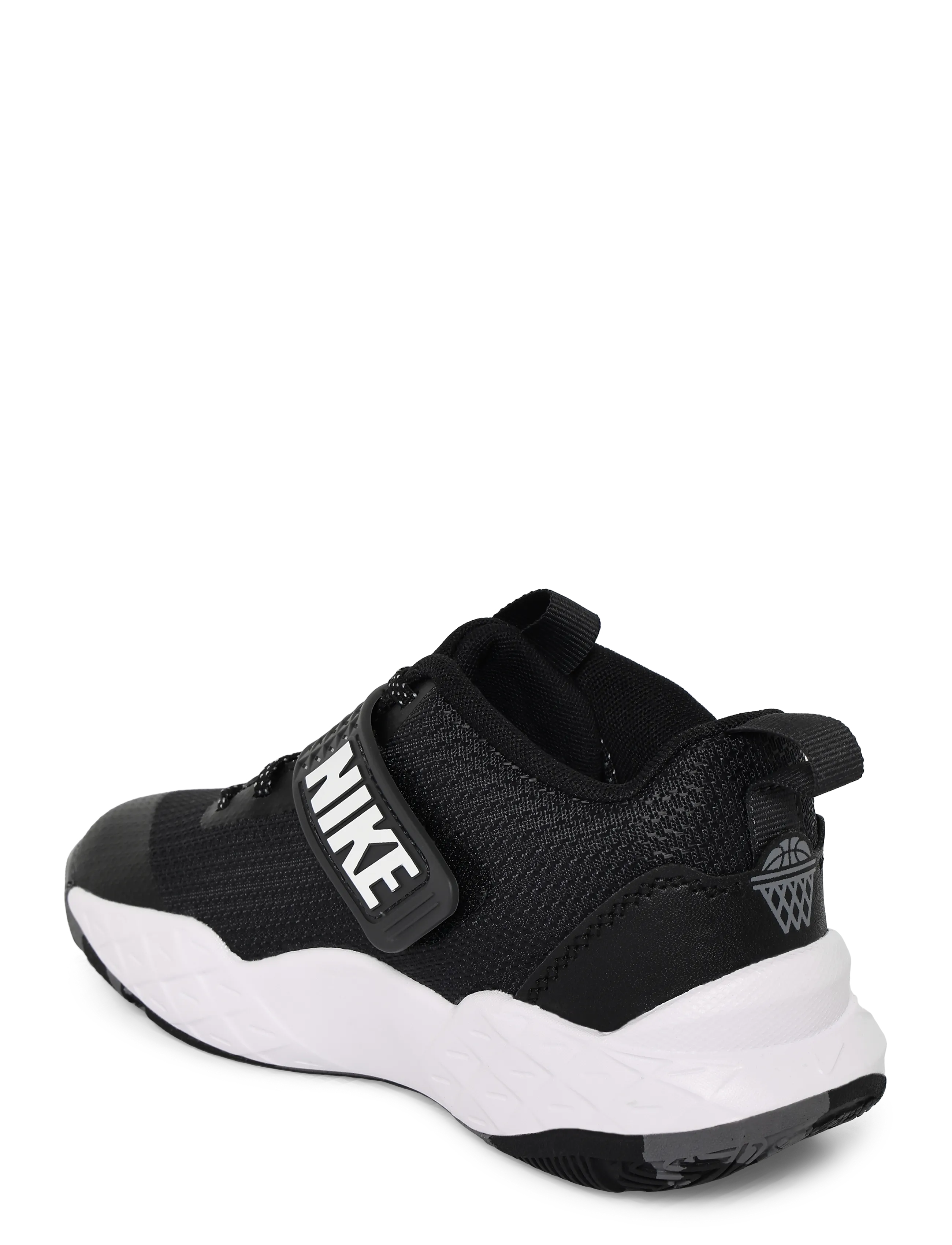 Nike - TEAM HUSTLE D 12 (GS) - low tops - black/white-anthracite - 1