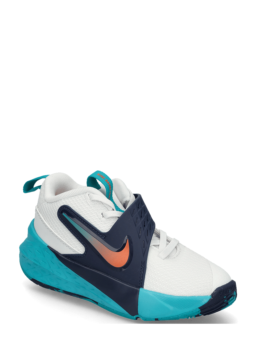 Nike - TEAM HUSTLE D 12 (PS) - running shoes - summit white/safety orange-ene - 0