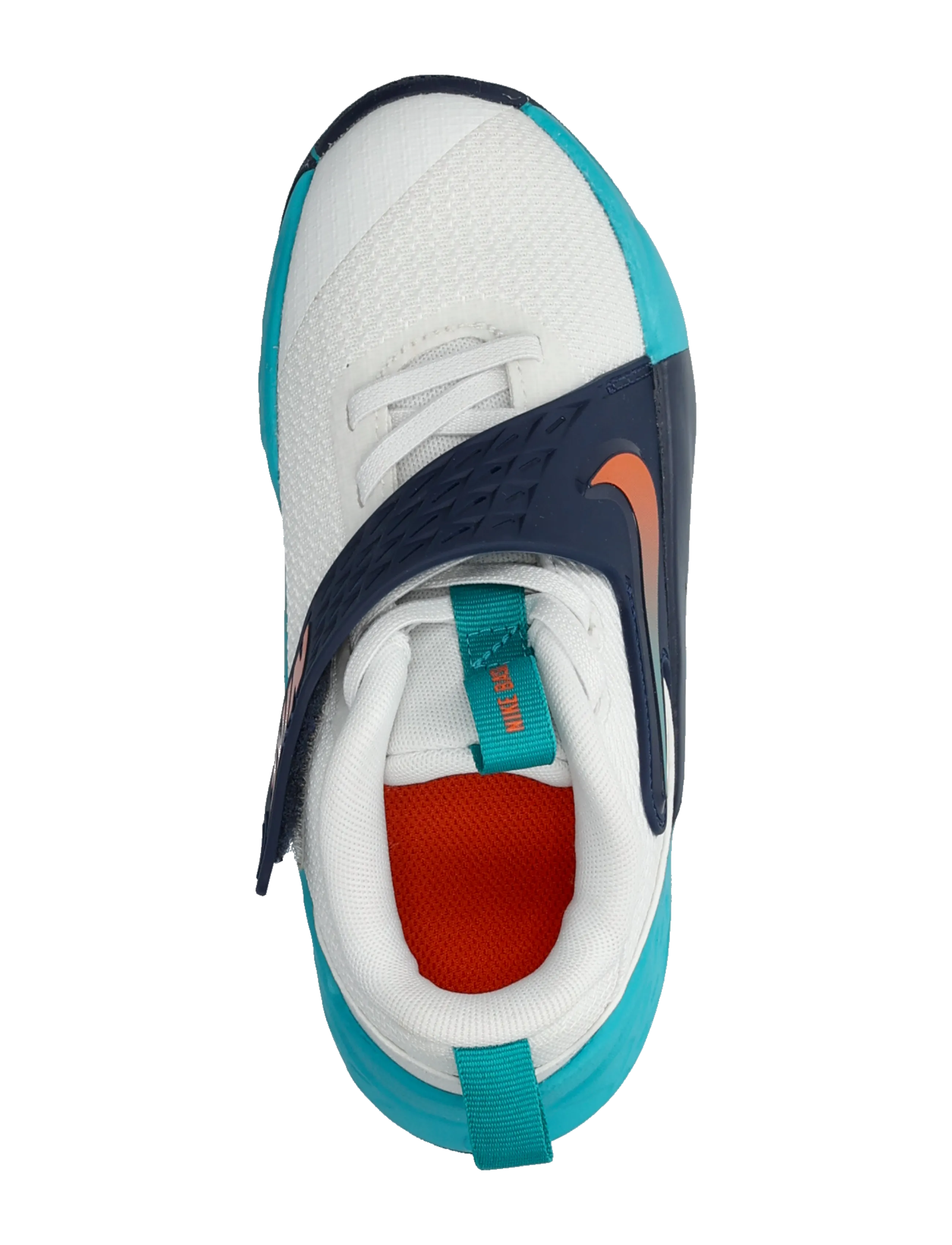 Nike - TEAM HUSTLE D 12 (PS) - herbstersparnisse - summit white/safety orange-ene - 3