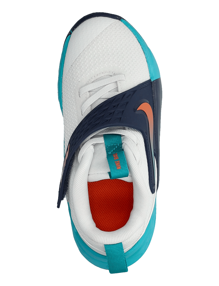 Nike - TEAM HUSTLE D 12 (PS) - running shoes - summit white/safety orange-ene - 3