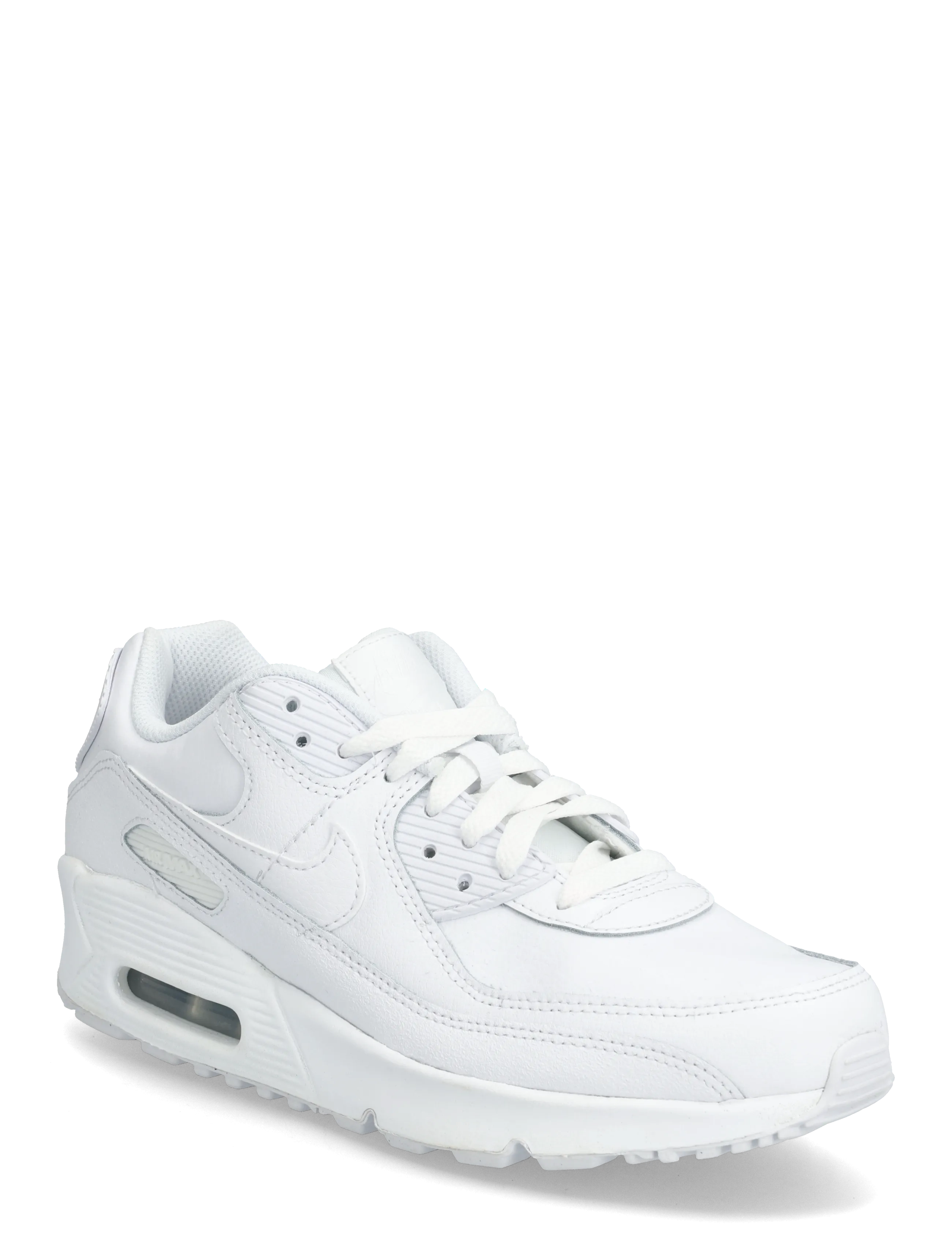 Nike Air Max 90 (GS) - Jalanõud - WHITE/WHITE/METALLIC SILVER/WHITE / white
