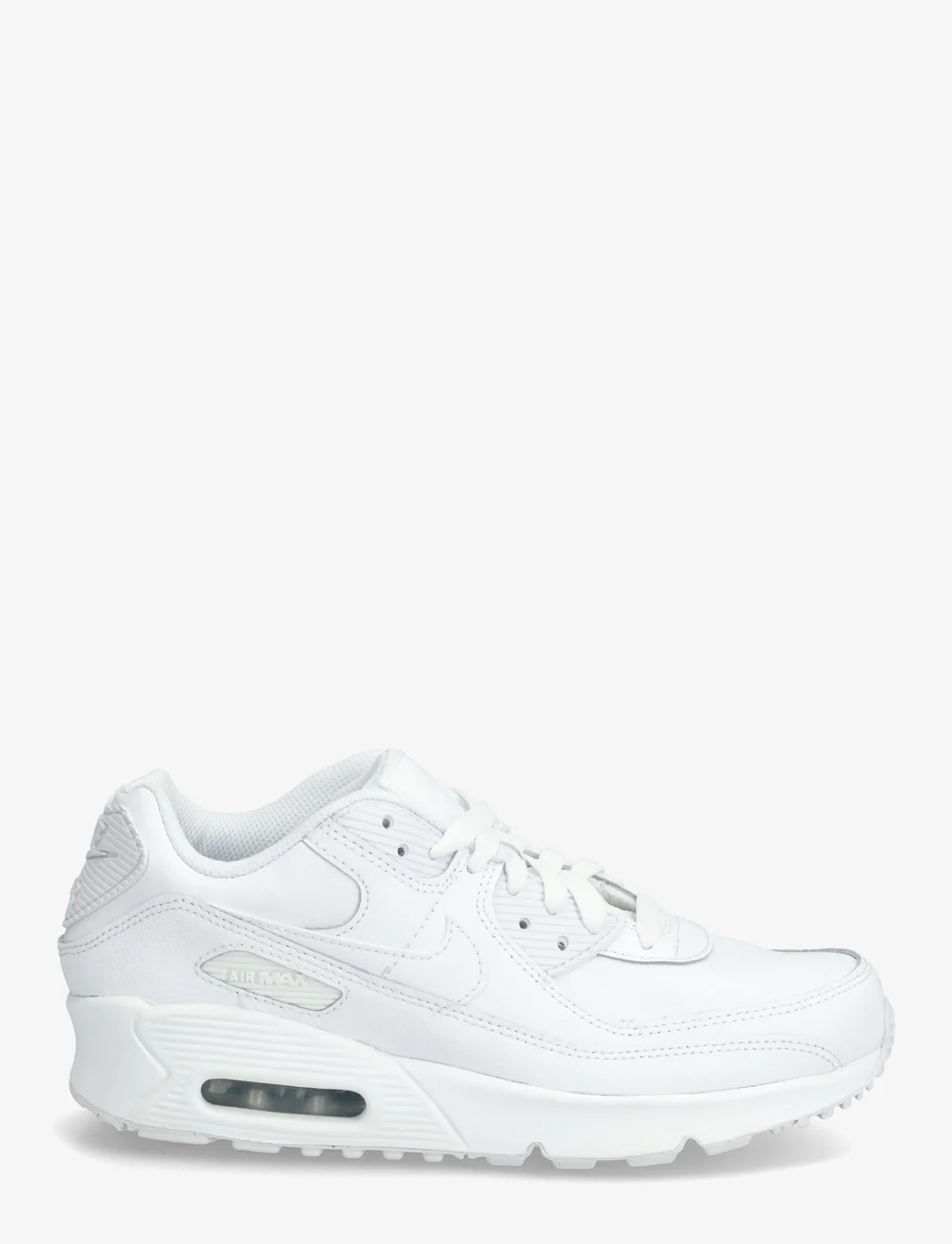 Nike - Air Max 90 (GS) - låga sneakers - white/white/metallic silver/white - 1