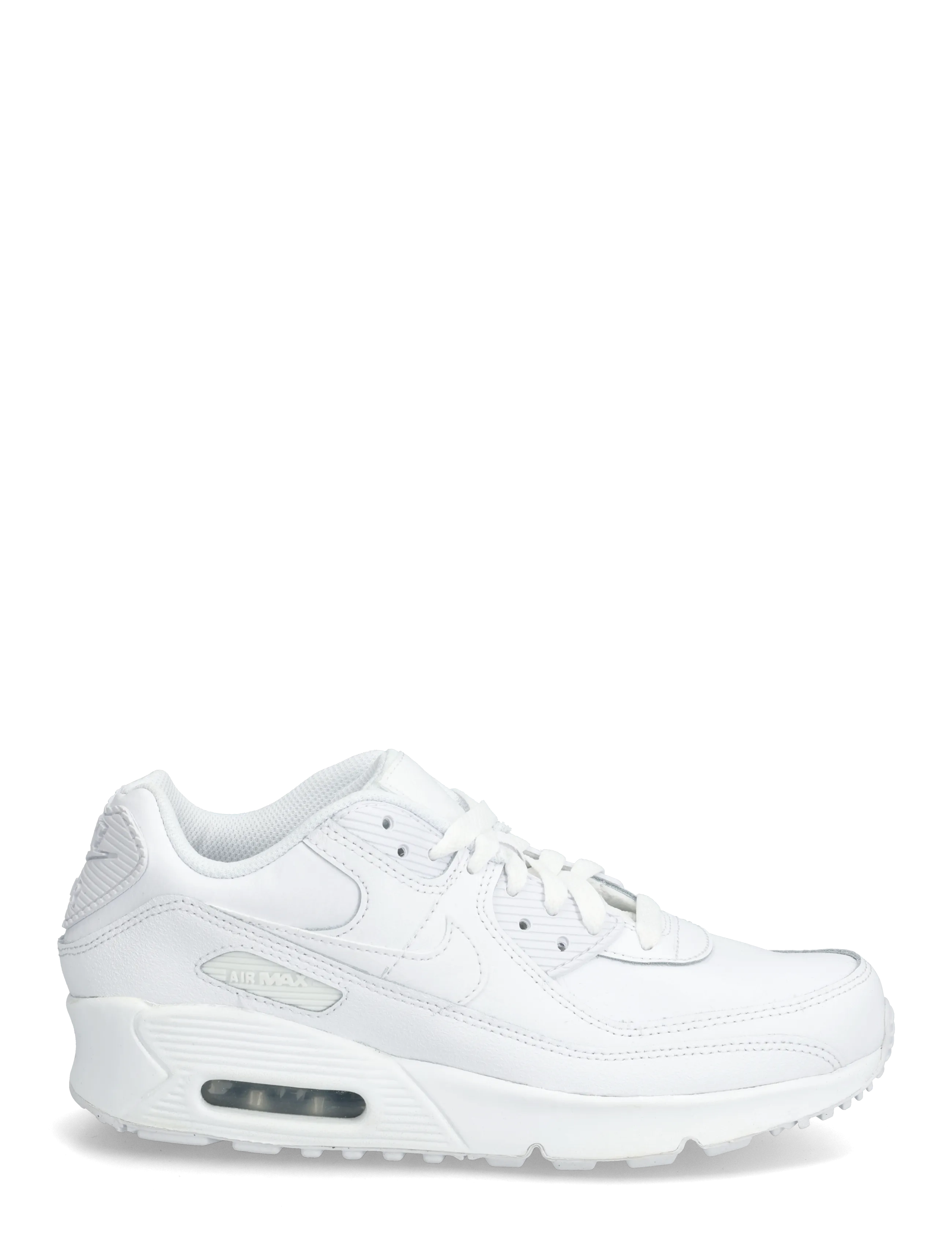 Nike - Air Max 90 (GS) - white/white/metallic silver/white - 1