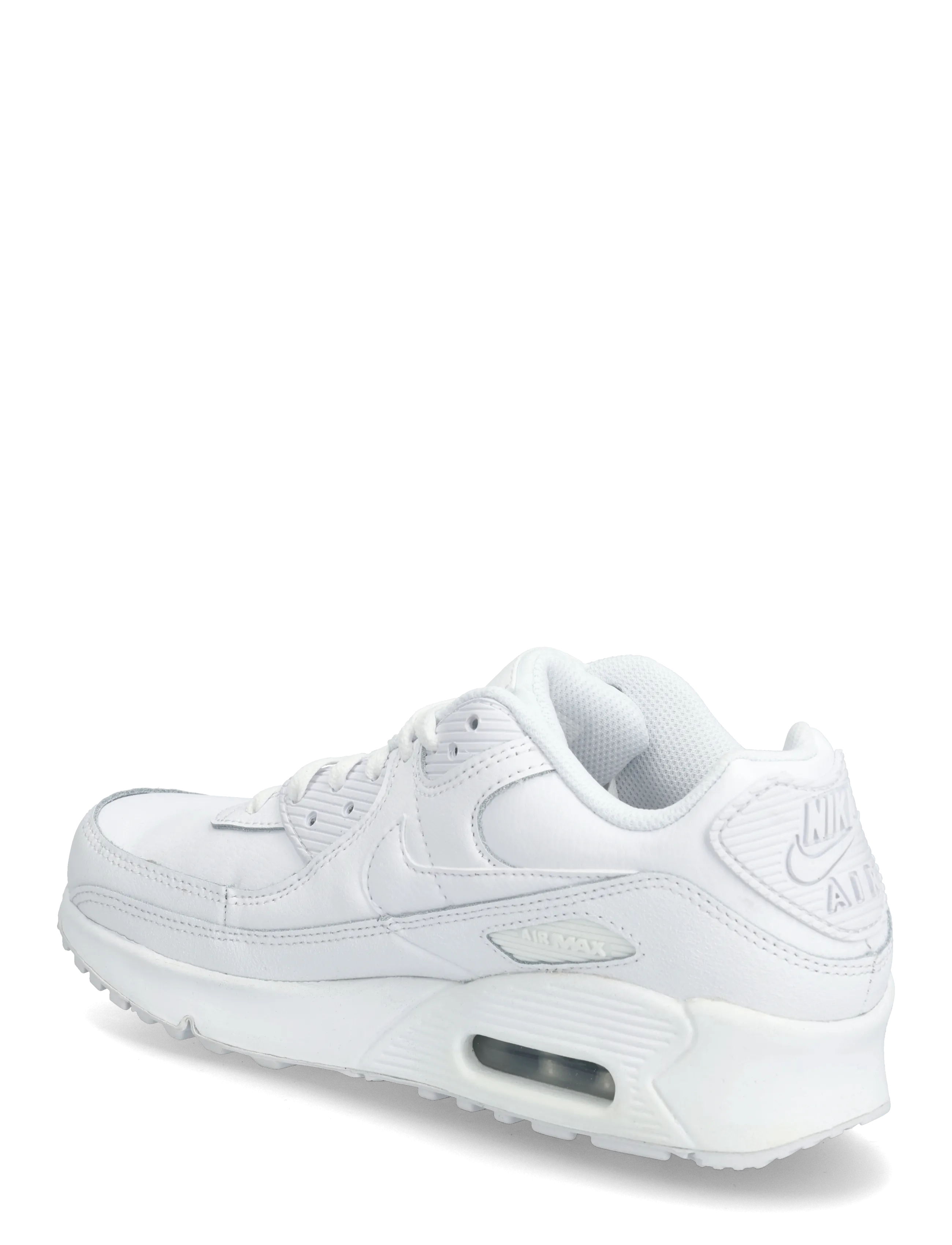 Nike - Air Max 90 (GS) - white/white/metallic silver/white - 2