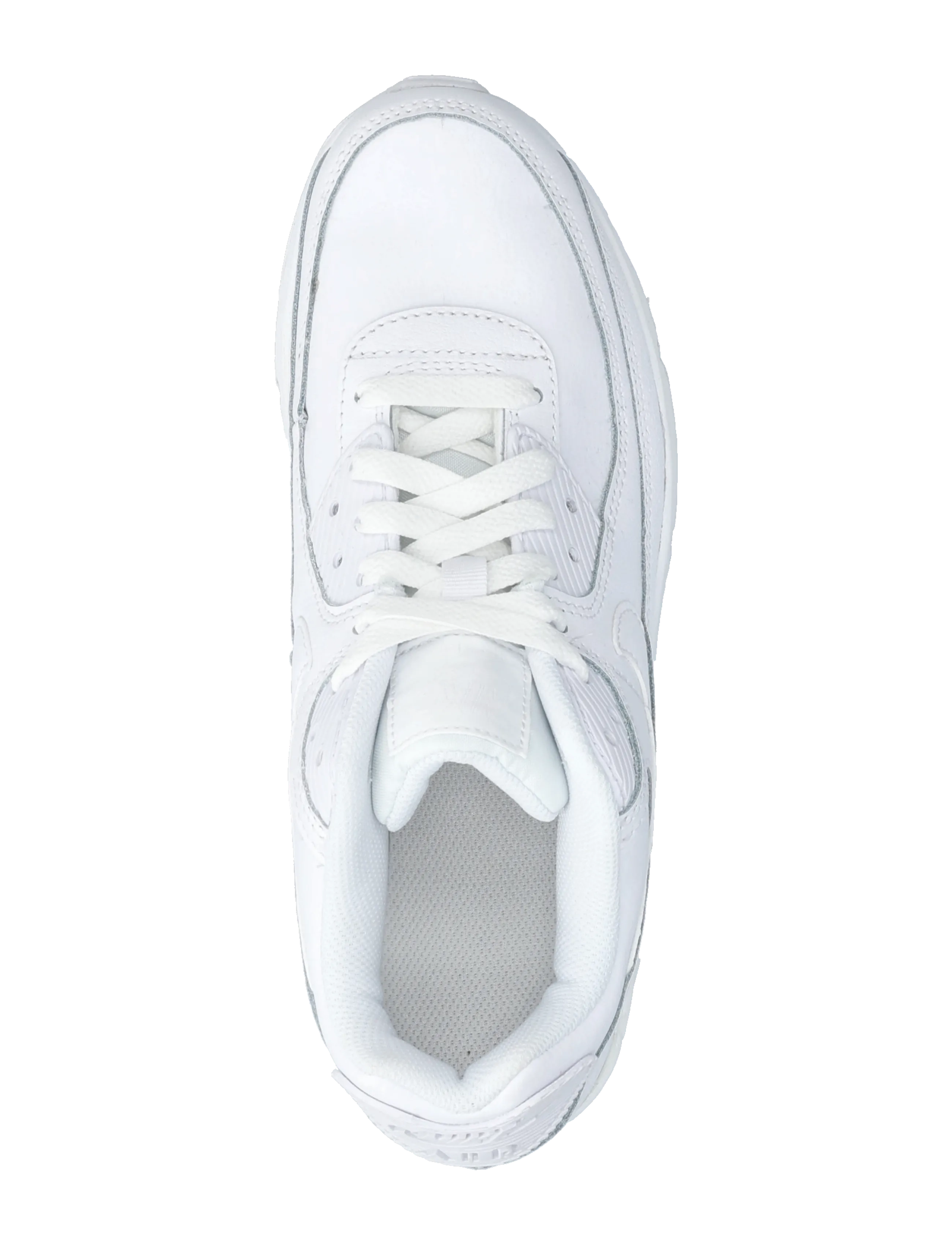 Nike - Air Max 90 (GS) - white/white/metallic silver/white - 3