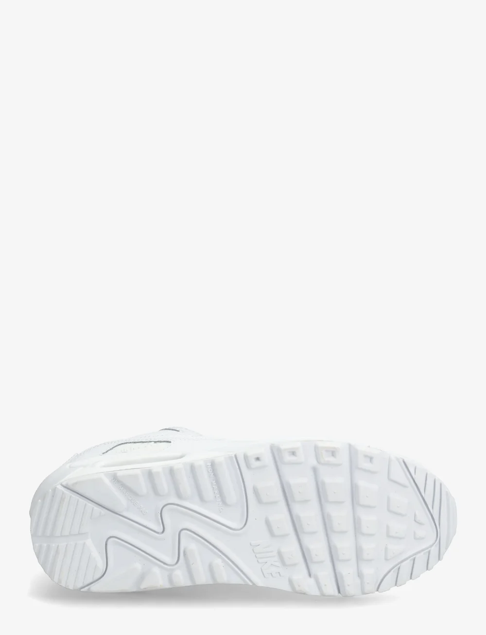 Nike - Air Max 90 (GS) - låga sneakers - white/white/metallic silver/white - 4