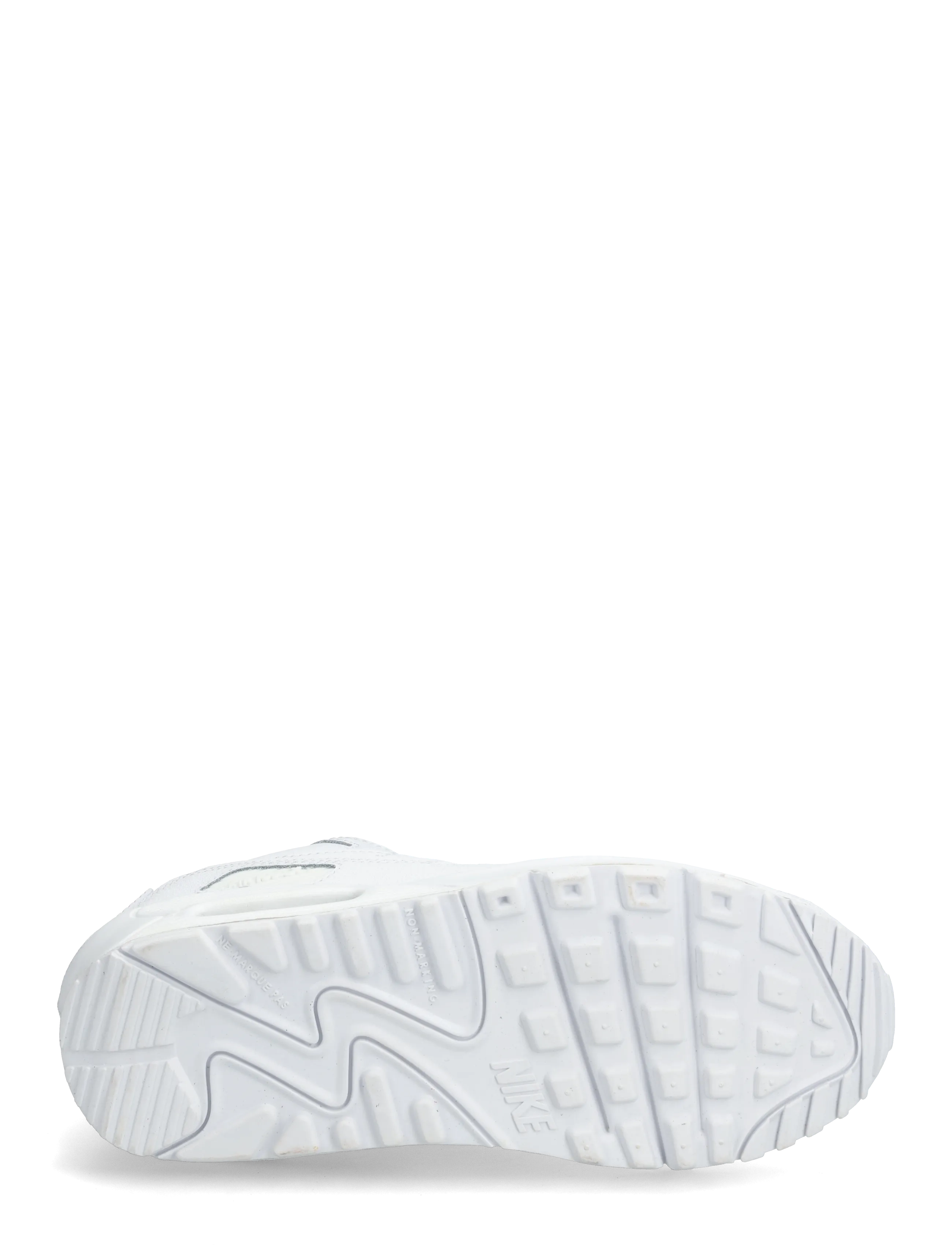 Nike - Air Max 90 (GS) - white/white/metallic silver/white - 4