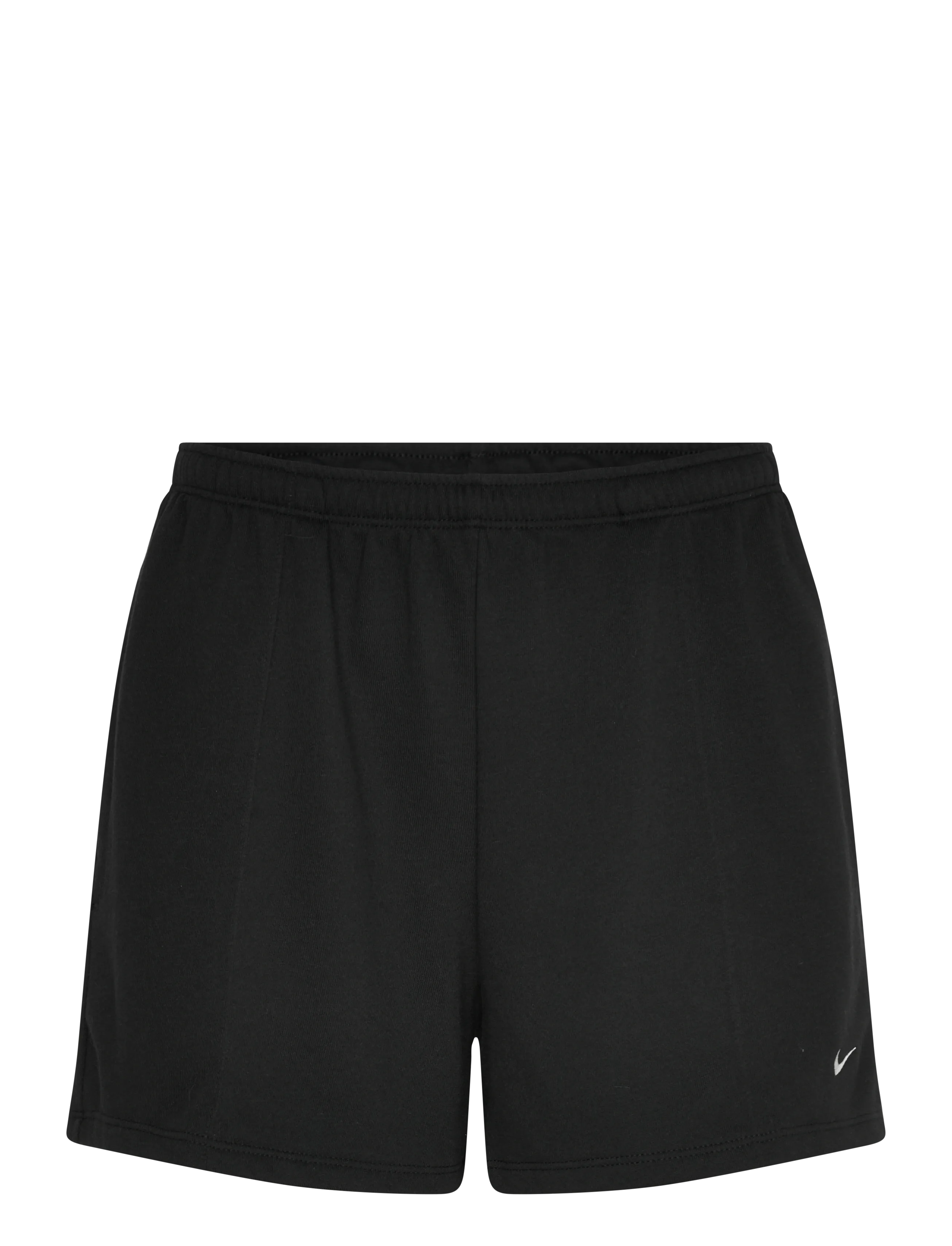 Nike W NSW NK CHLL FT MR 4IN SHORT - Sporta šorti - BLACK/SAIL / black
