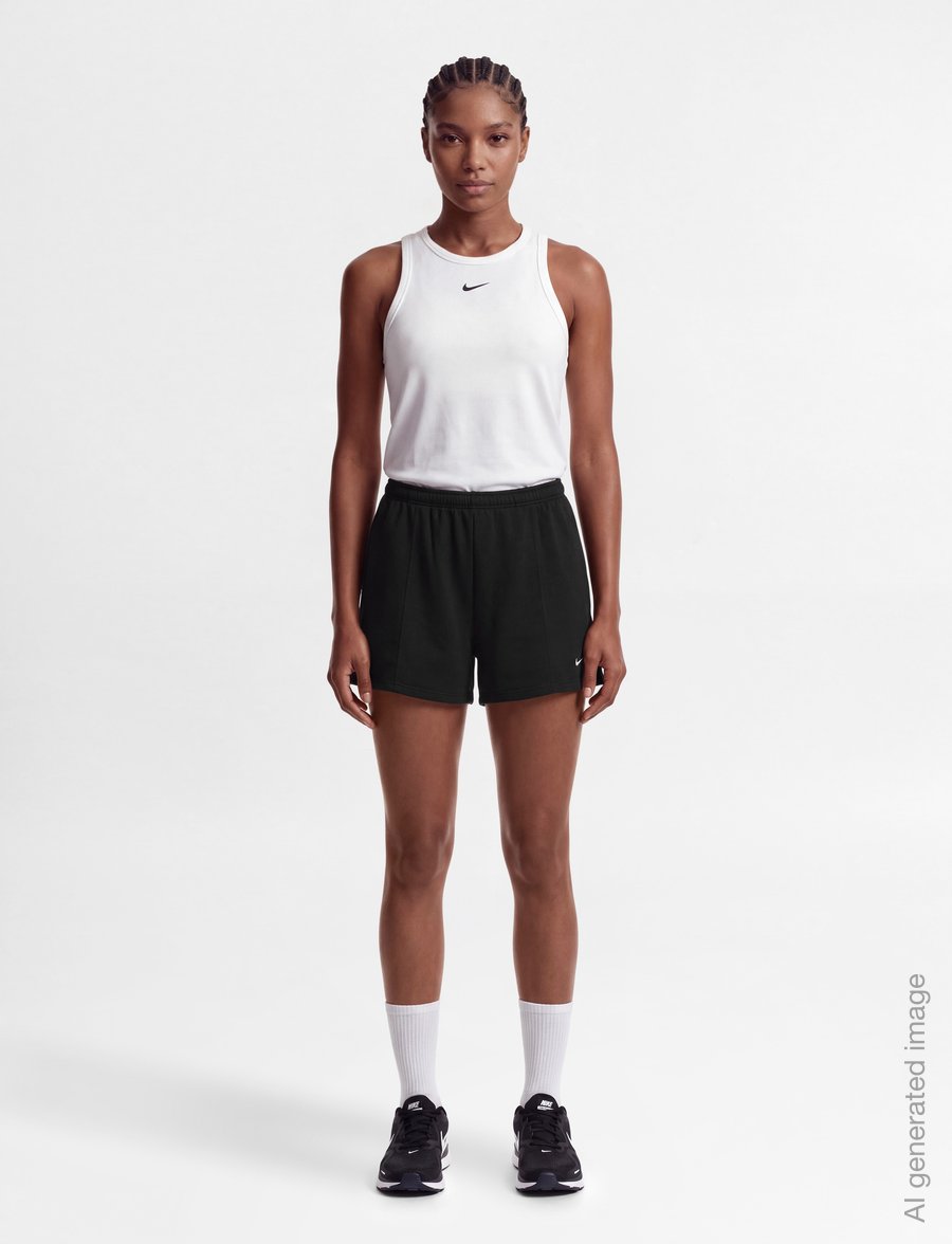 Nike - Nike Sportswear Chill Short - lühikesed treeningpüksid - black/sail - 0