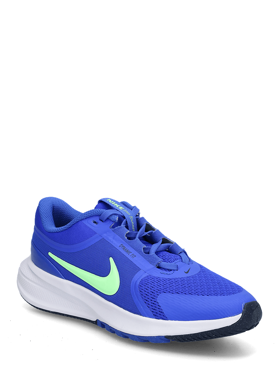 Nike - NIKE STAR RUNNER 5 (GS) - laufschuhe - racer blue/illusion green-midn - 0