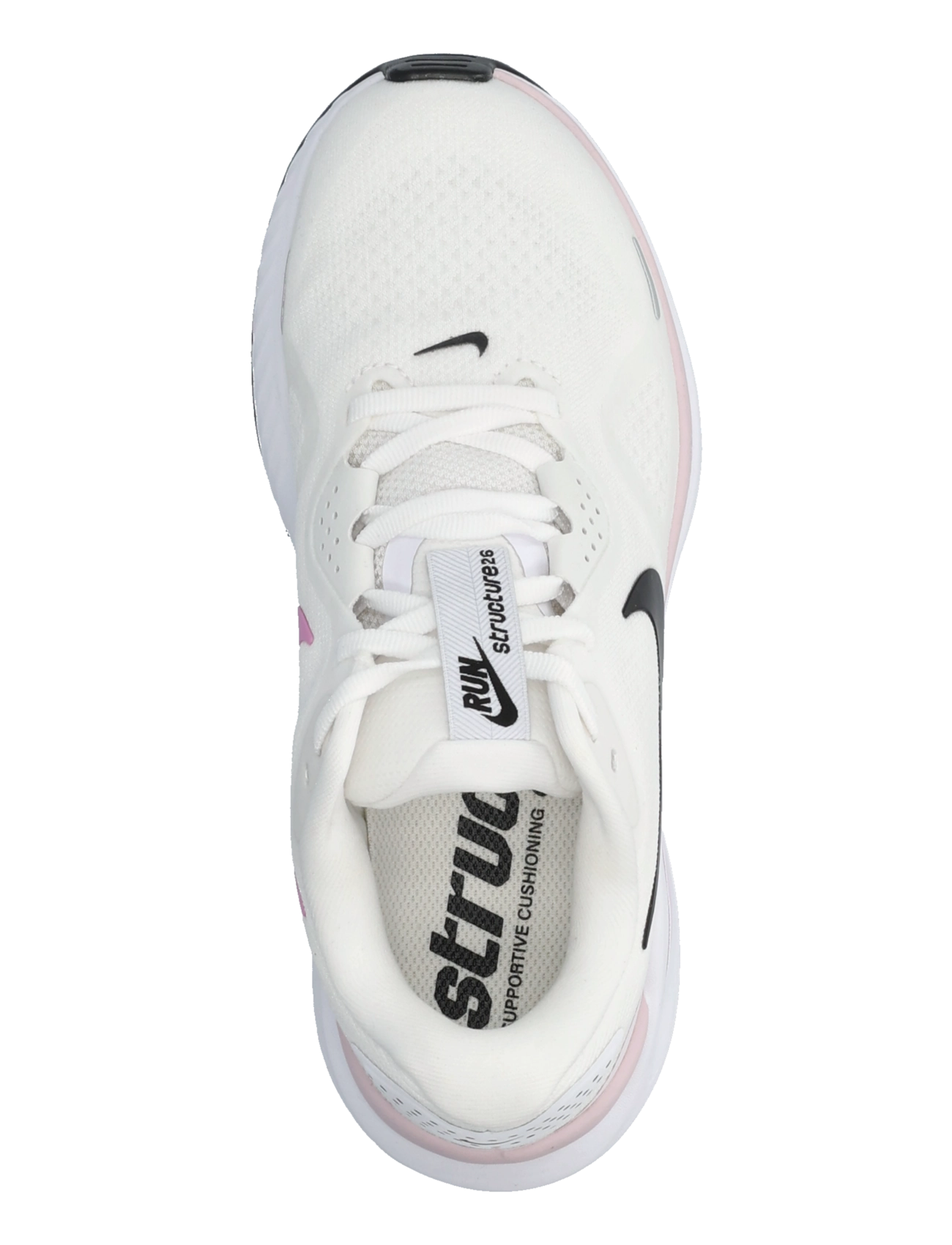 Nike - W NIKE STRUCTURE 26 - running shoes - white/black-bleached lilac-lt - 3