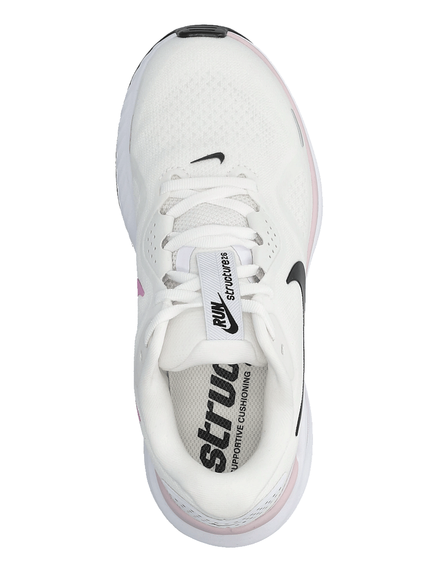 Nike - W NIKE STRUCTURE 26 - running shoes - white/black-bleached lilac-lt - 3