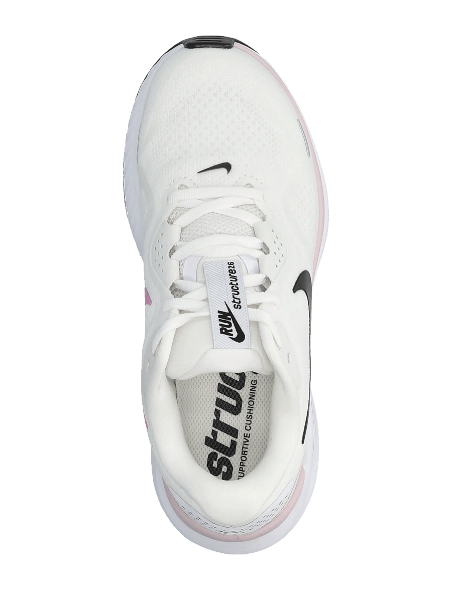 Nike - W NIKE STRUCTURE 26 - jooksujalatsid - white/black-bleached lilac-lt - 3