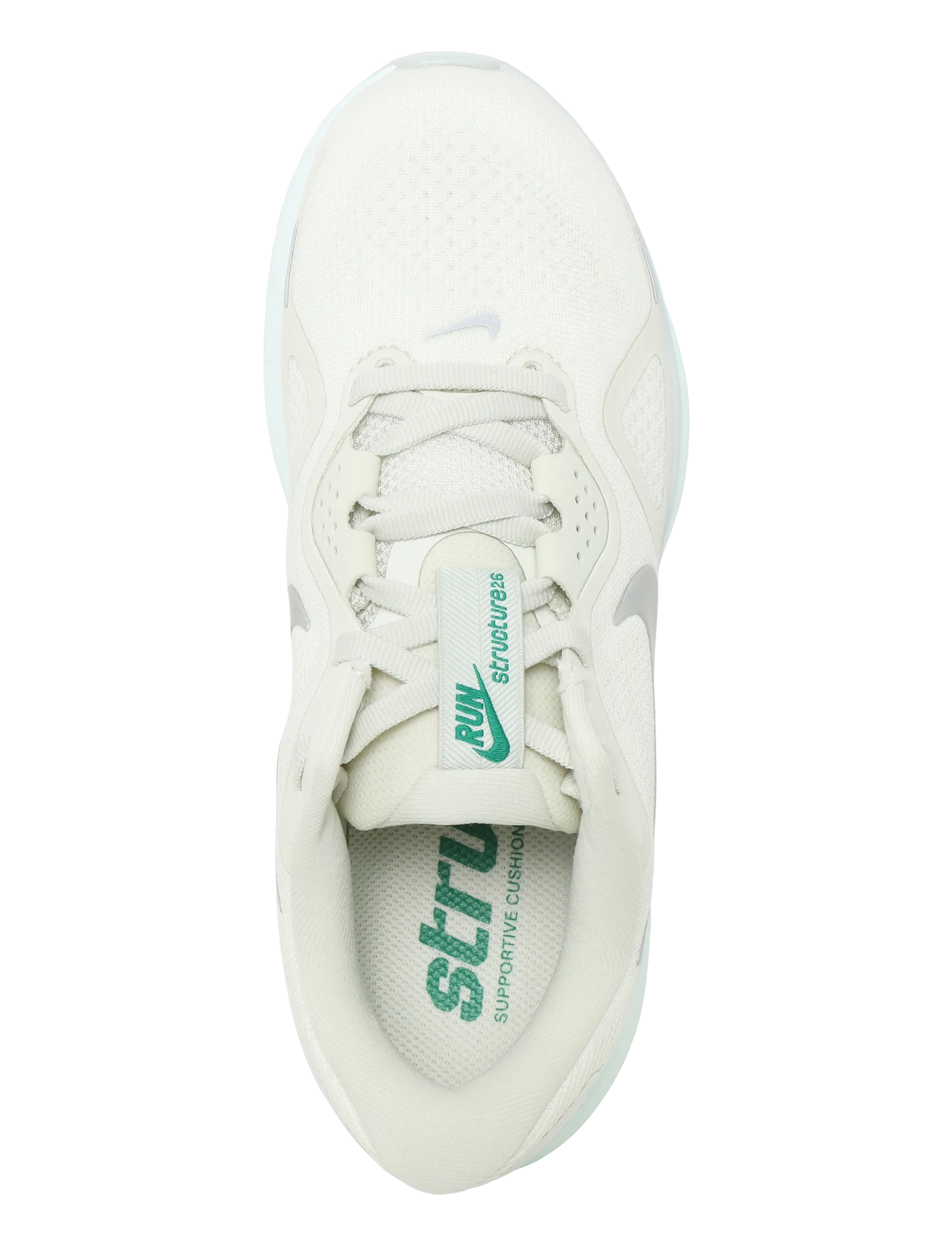 Nike - W NIKE STRUCTURE 26 - laufschuhe - sea glass/metallic silver-ligh - 3